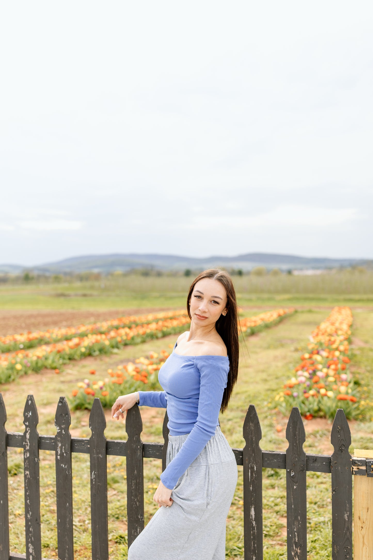 Micha Ribbed Off Shoulder LS