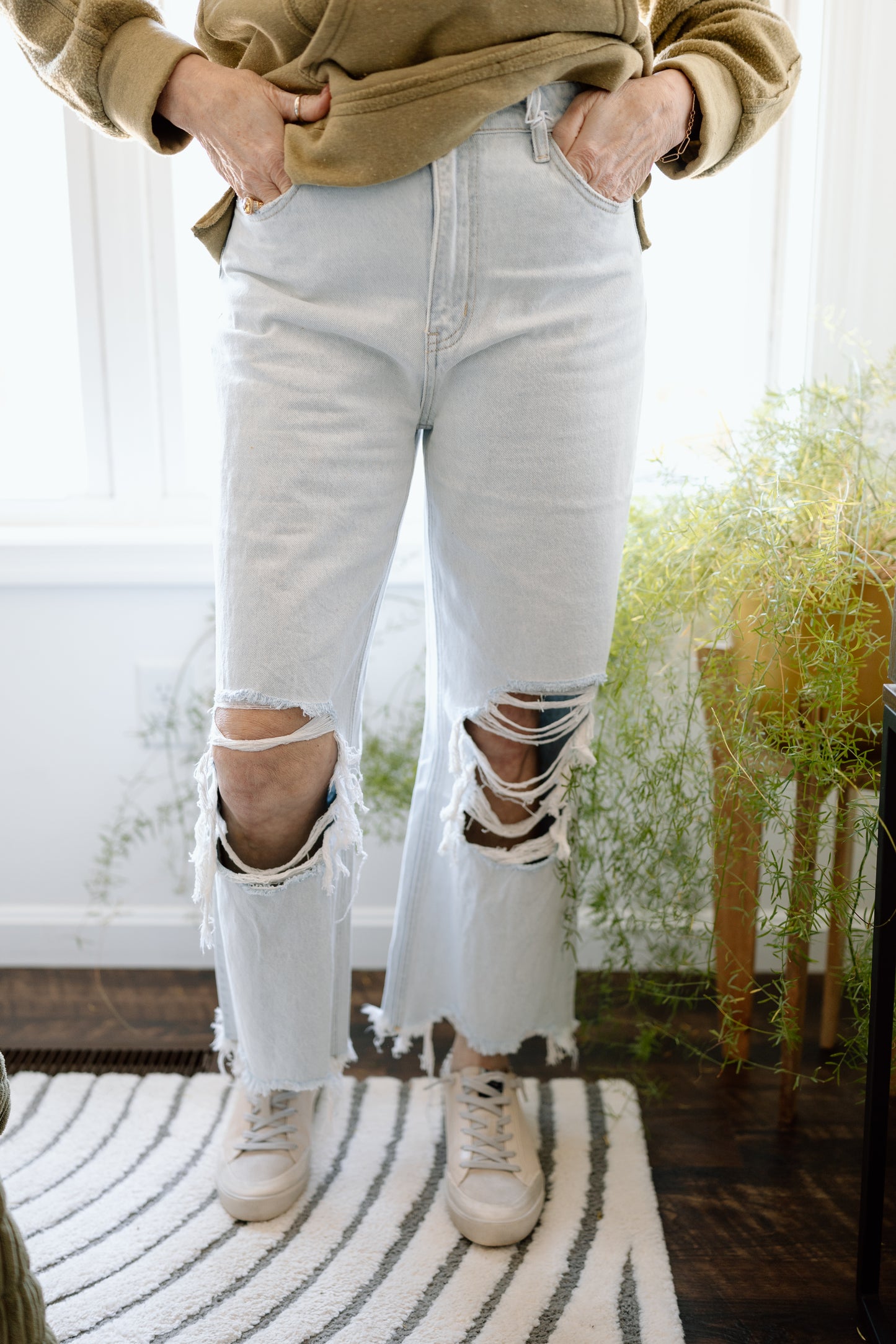 Laura 90's Vintage, High Rise Crop Flare