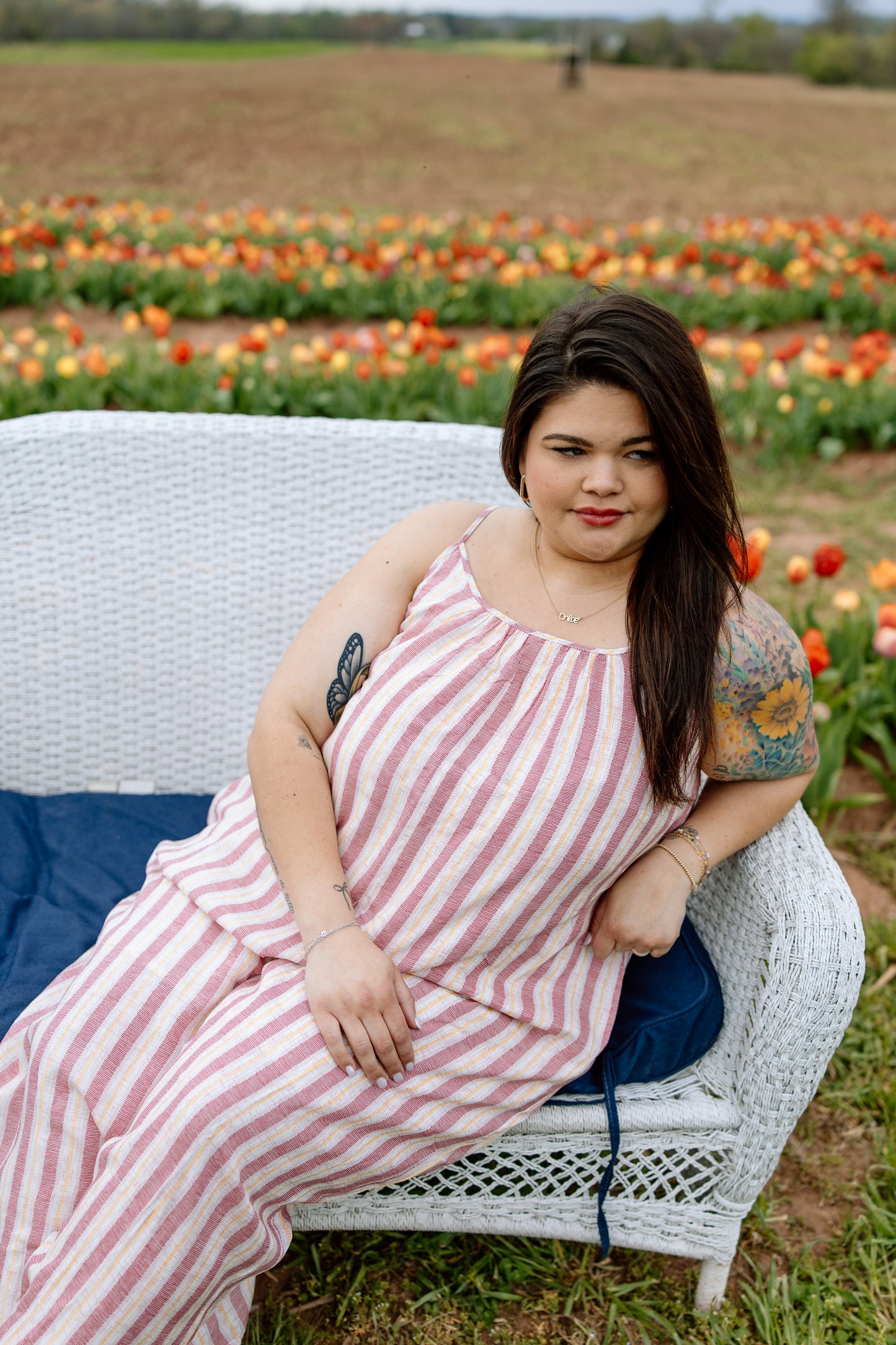 Shania Striped Jumpsuit