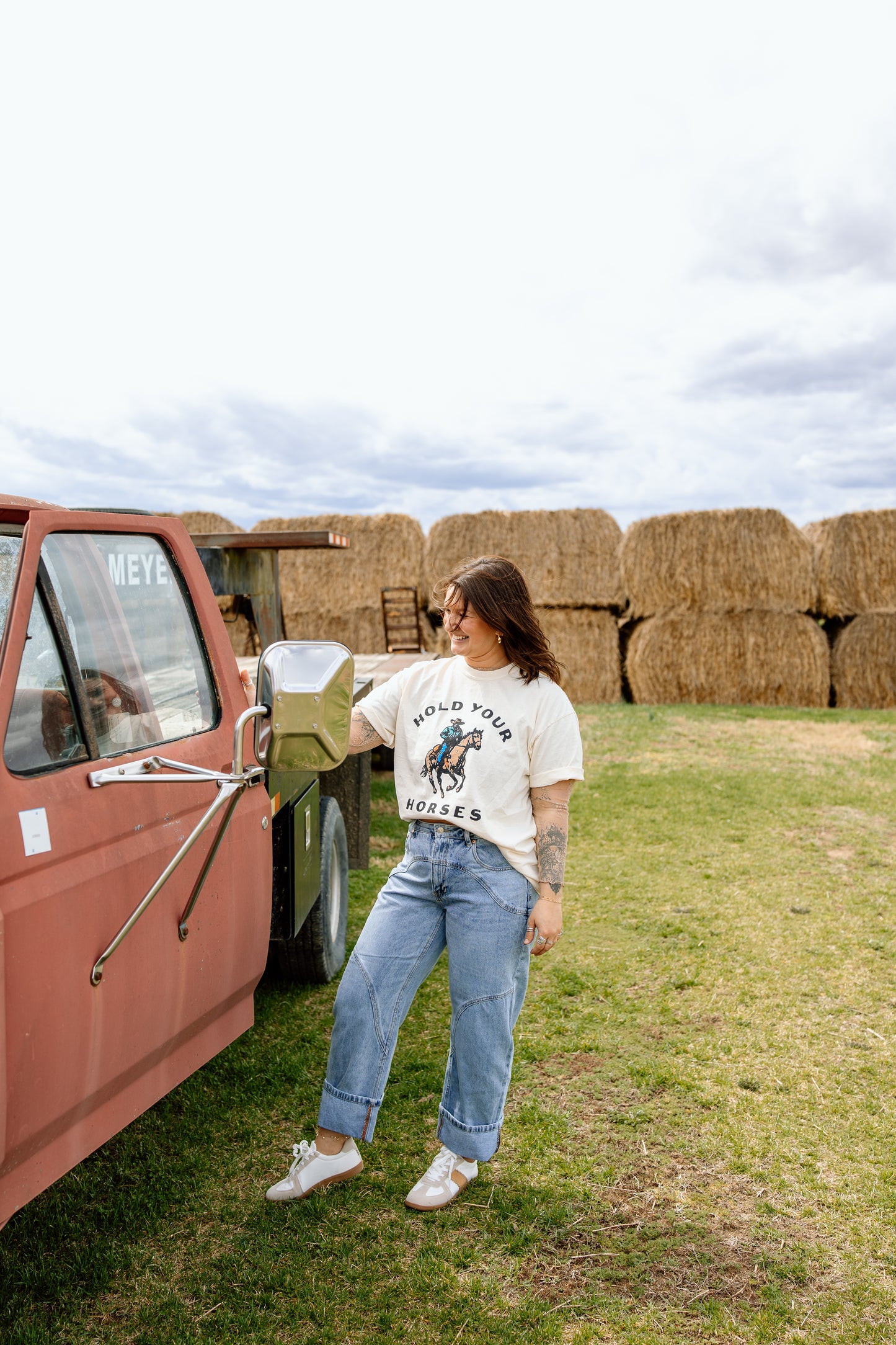 Whiskey Wide Cuff Barrell Jean
