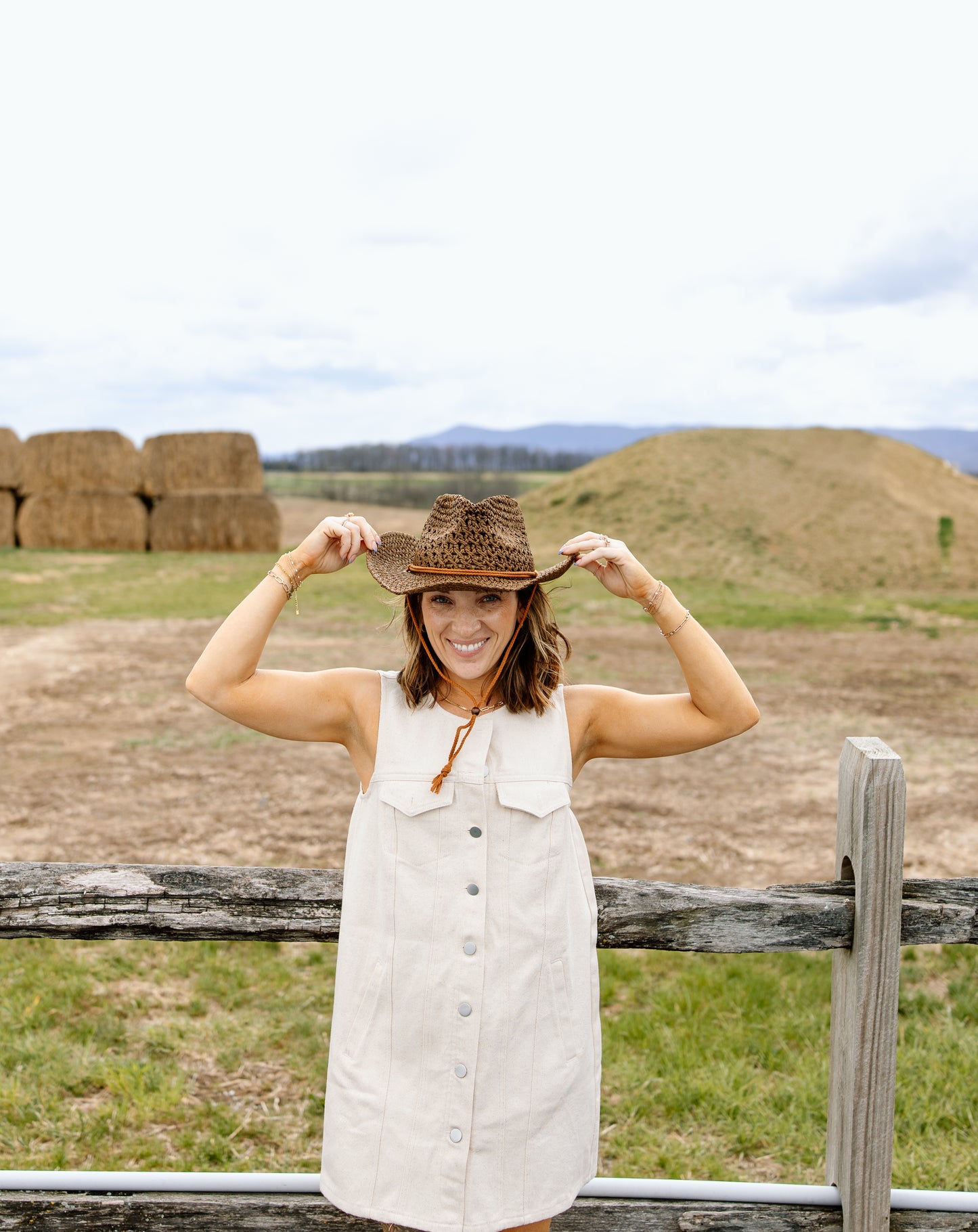 Hazleigh Denim Shirt Dress