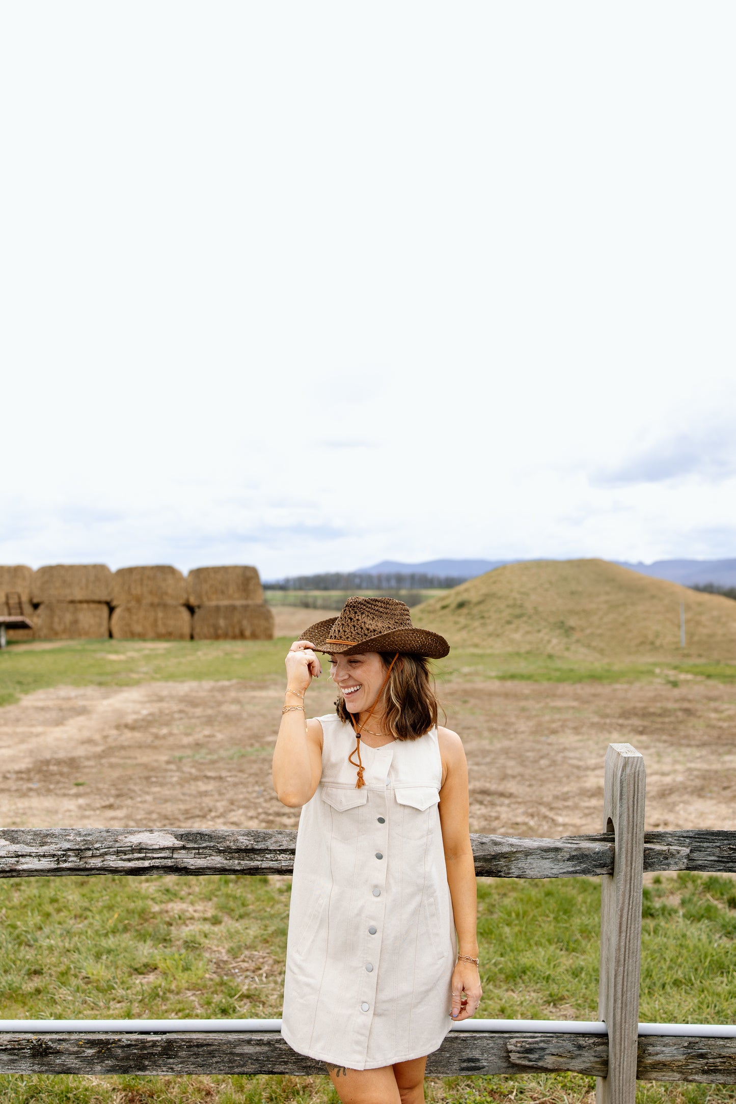 Hazleigh Denim Shirt Dress