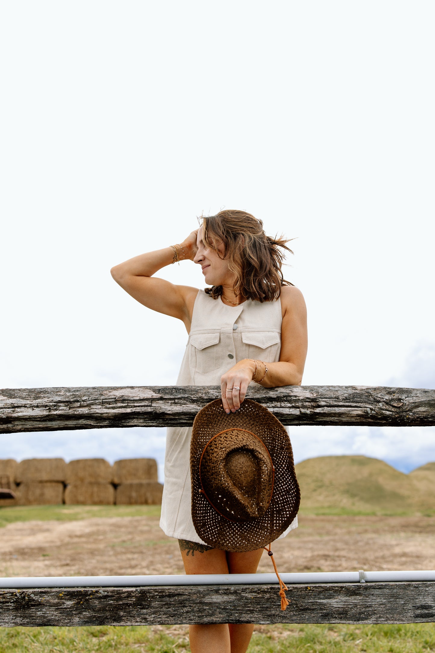 Hazleigh Denim Shirt Dress