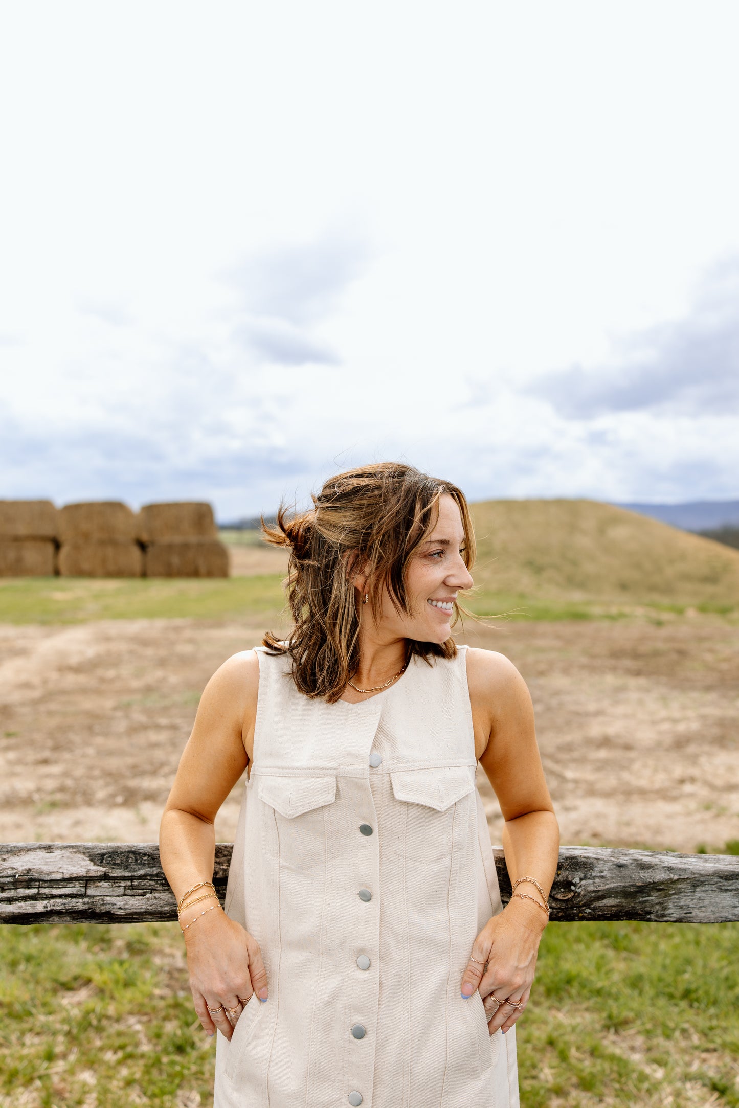 Hazleigh Denim Shirt Dress