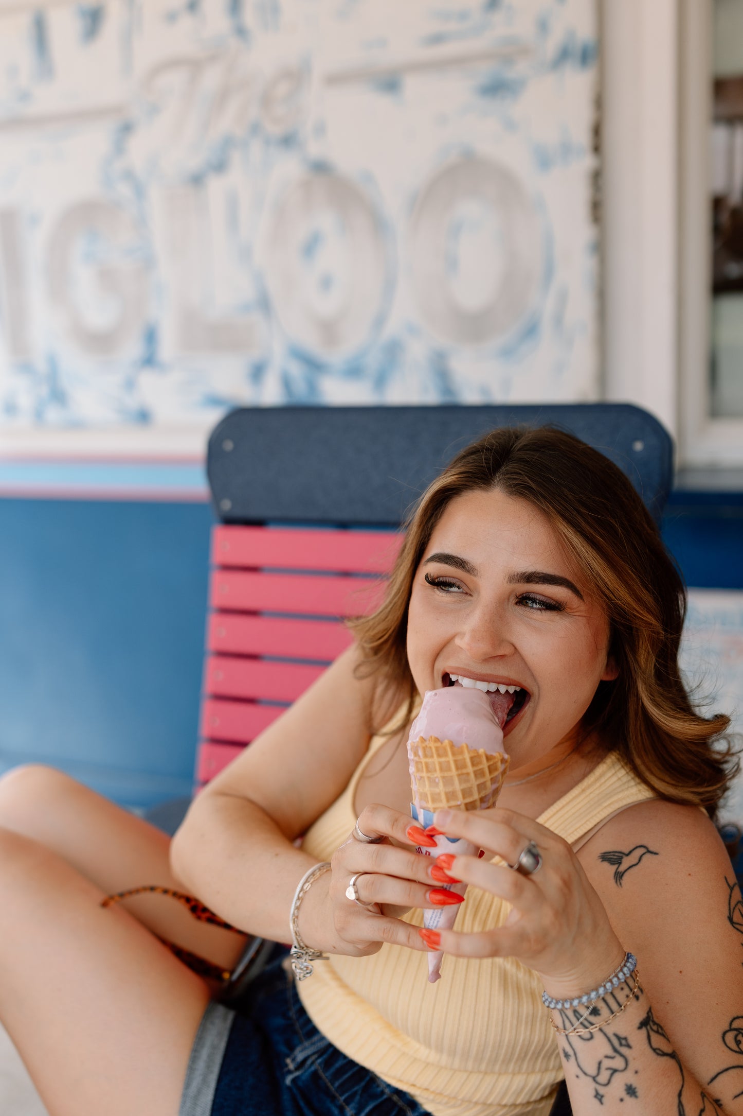 Piper Paper Bag Denim Shorts