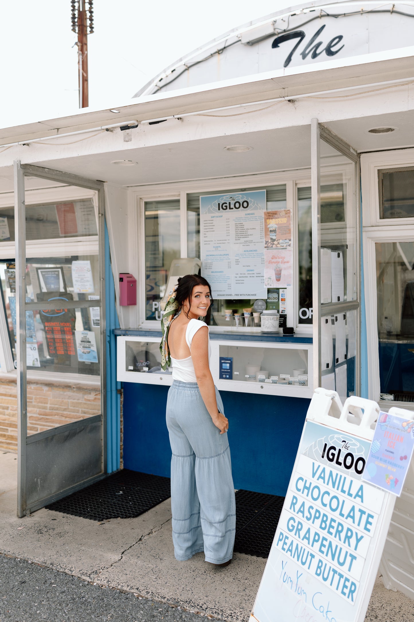 Lucy Denim Wide Leg Pant