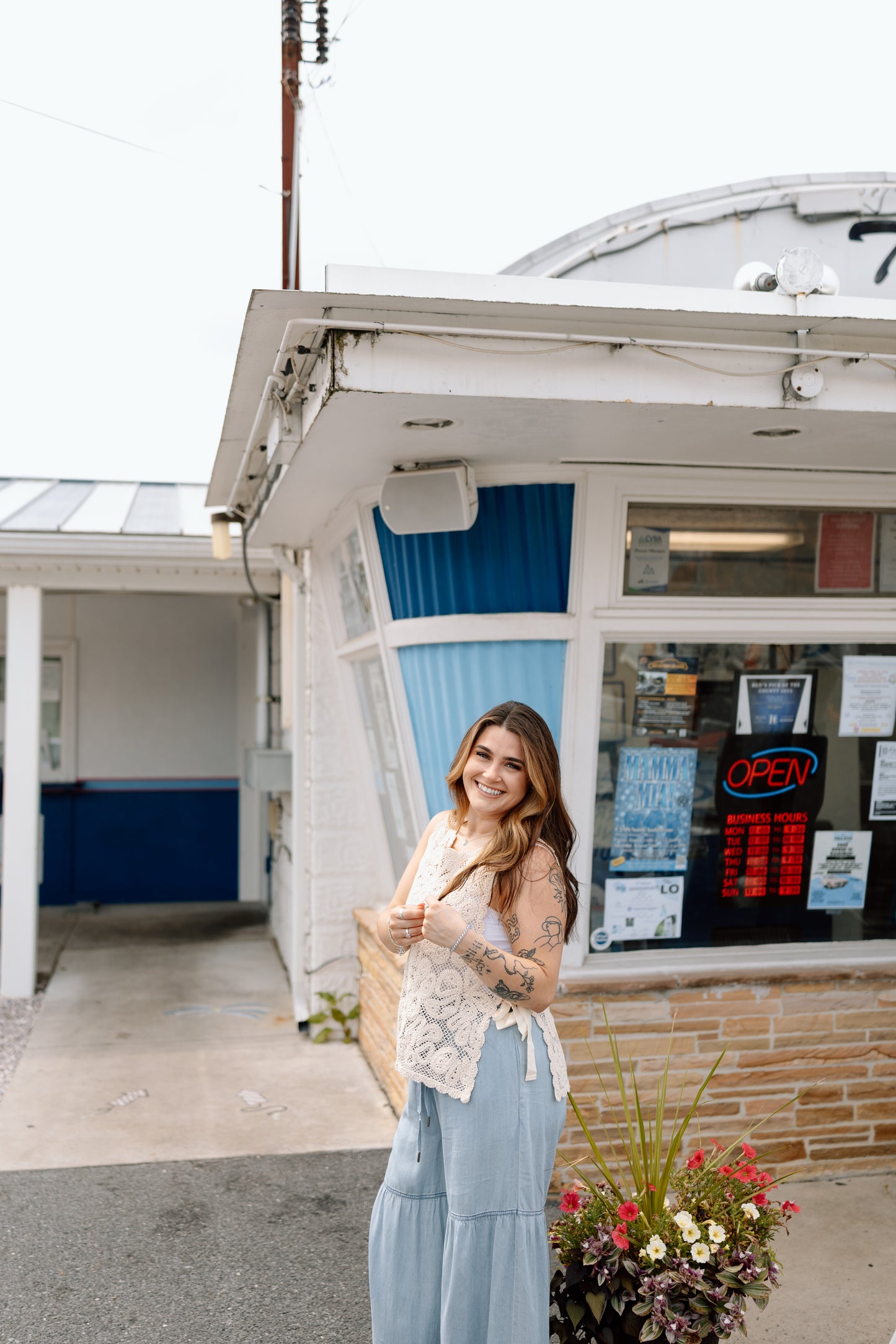 Lucy Denim Wide Leg Pant