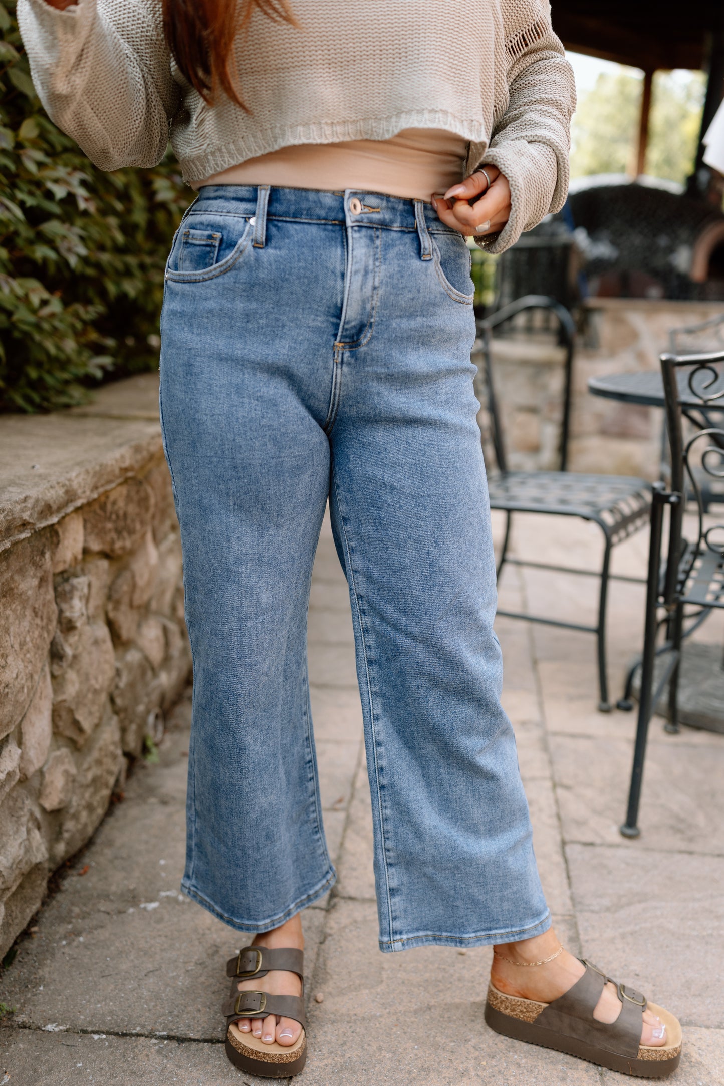 Lexi TC Crop Wide Leg Denim