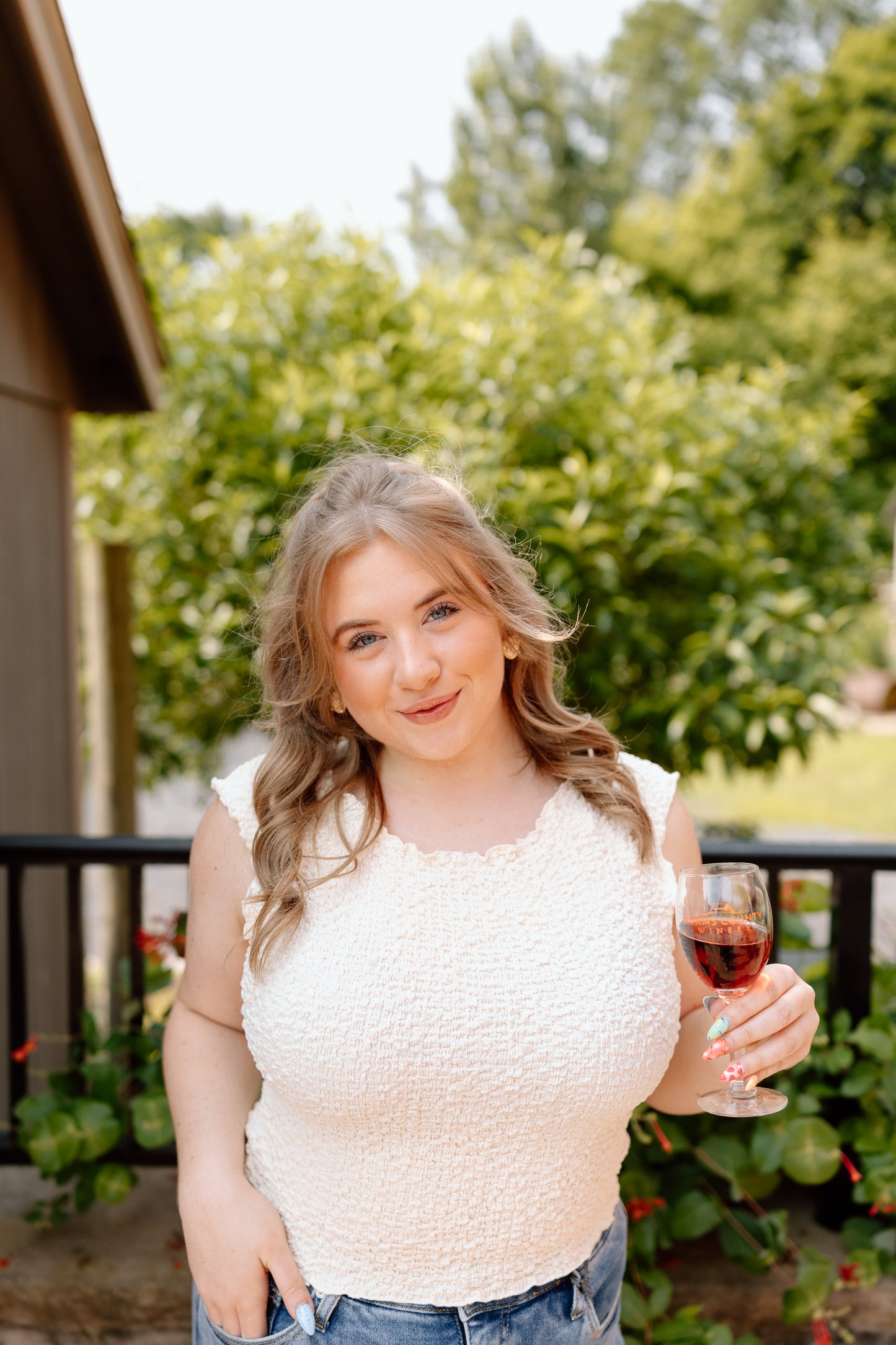 Anglea Frill Top