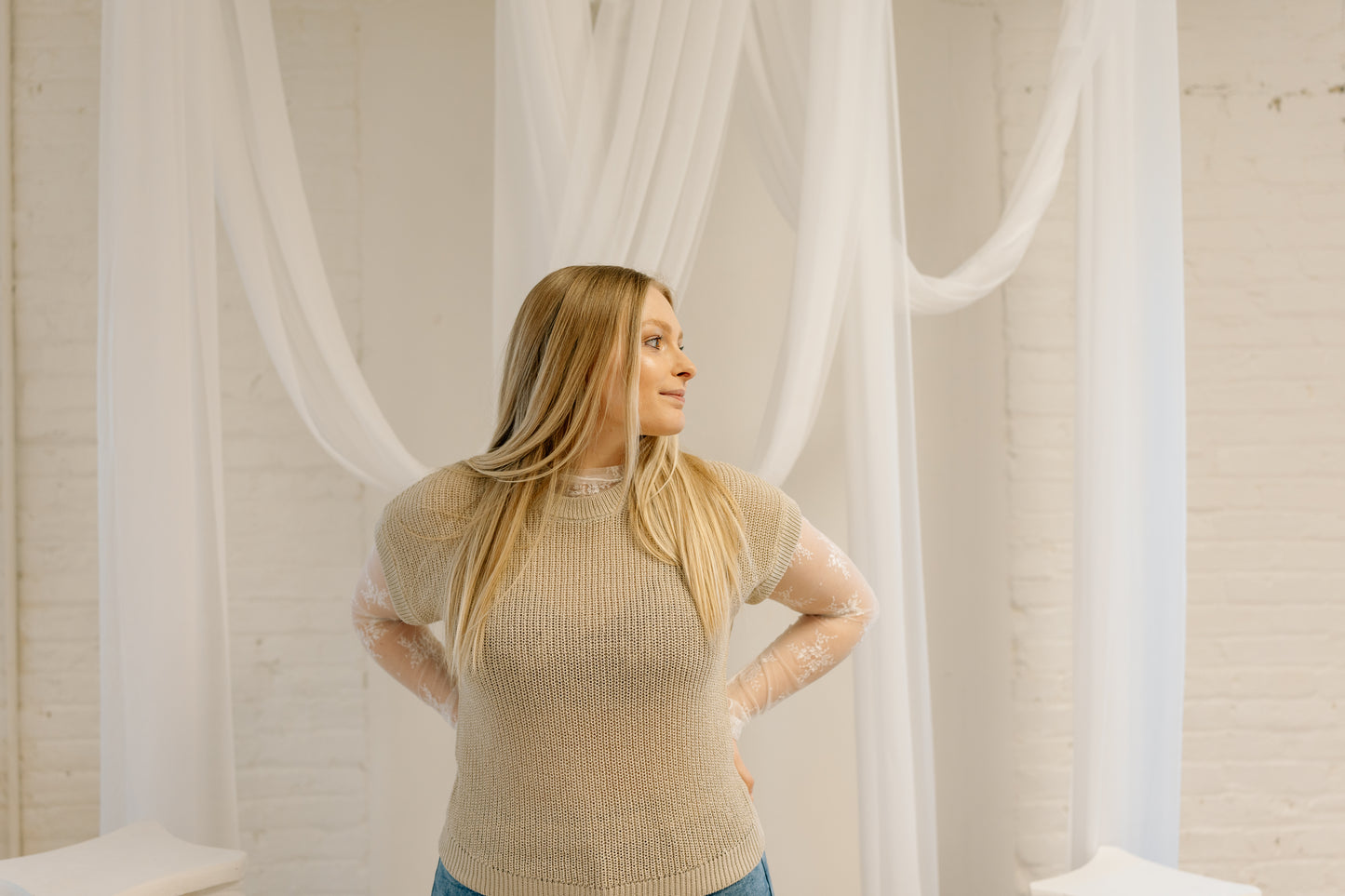 Mimi Mesh Top