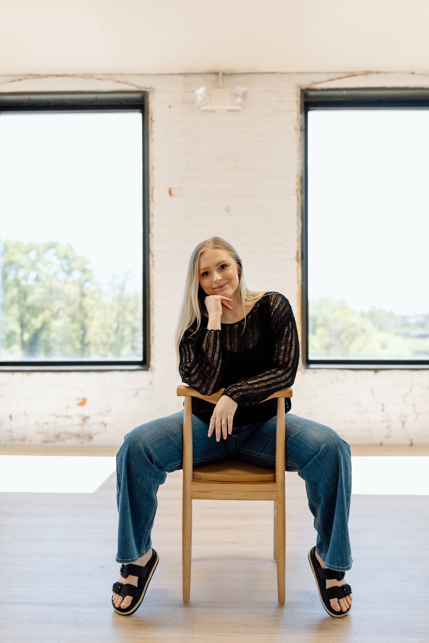 Murphy Ladder Knit Top