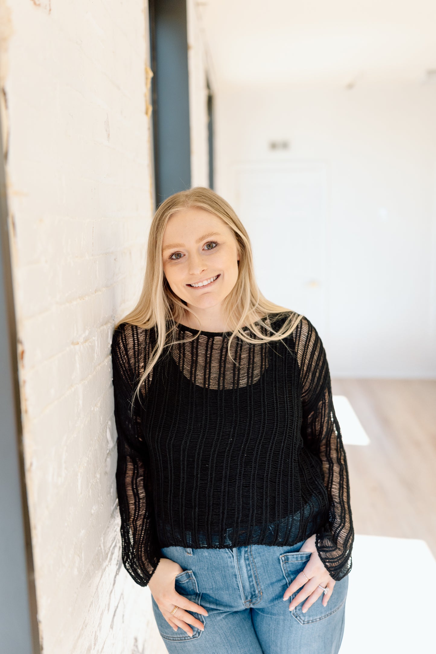 Murphy Ladder Knit Top