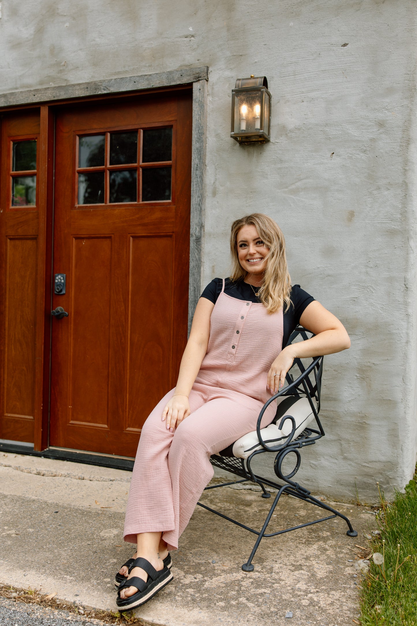 Lori Button Down Jumpsuit