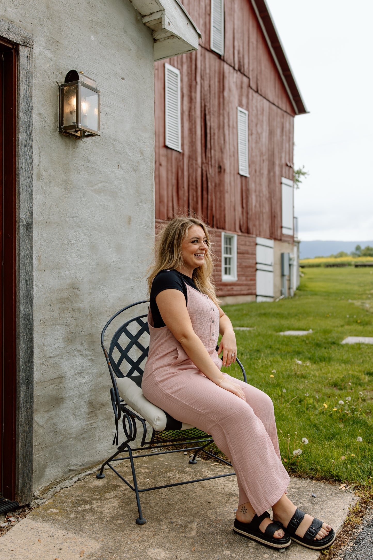 Lori Button Down Jumpsuit
