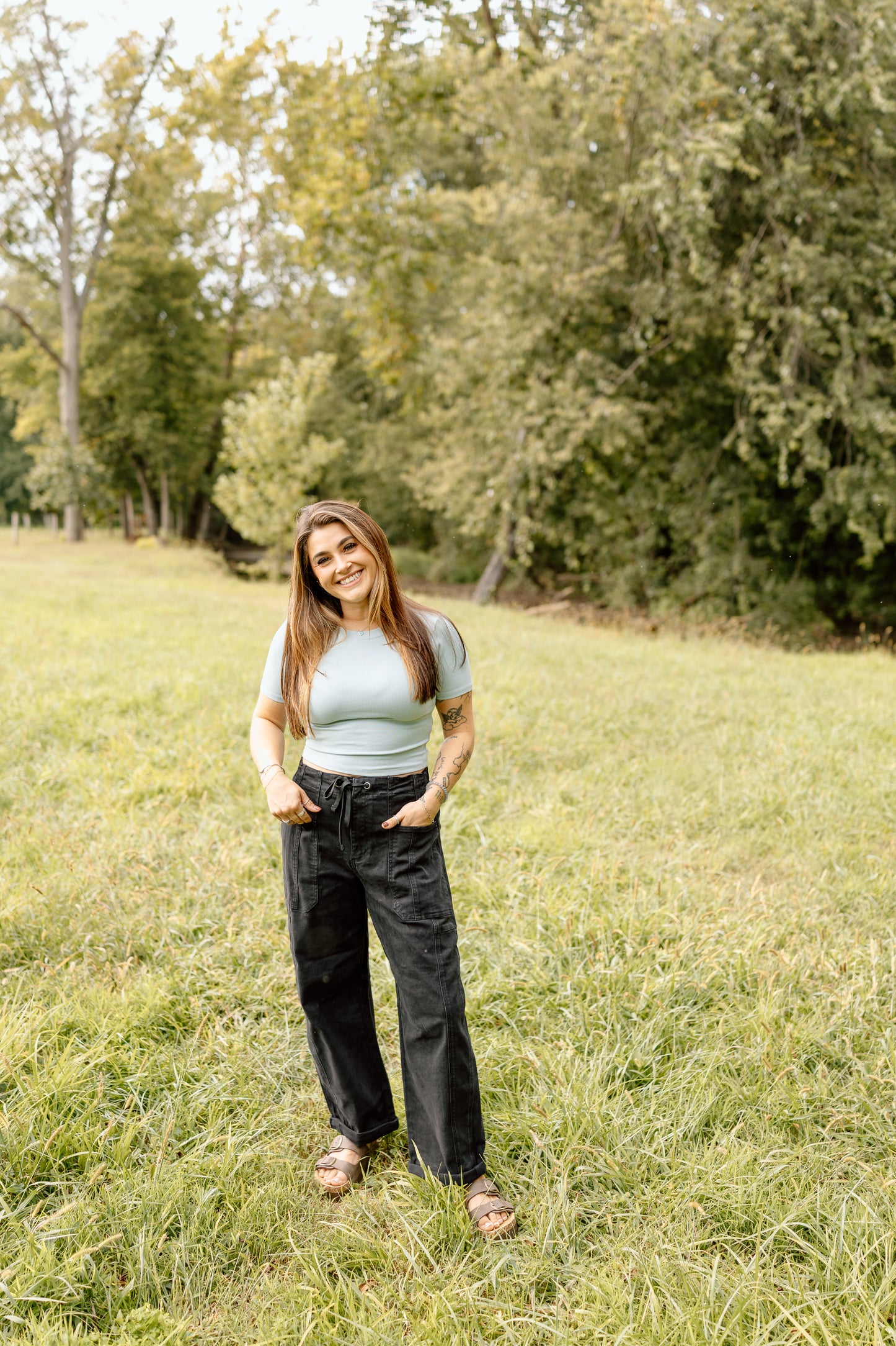 Hux Barrel Pant with Tie Waist