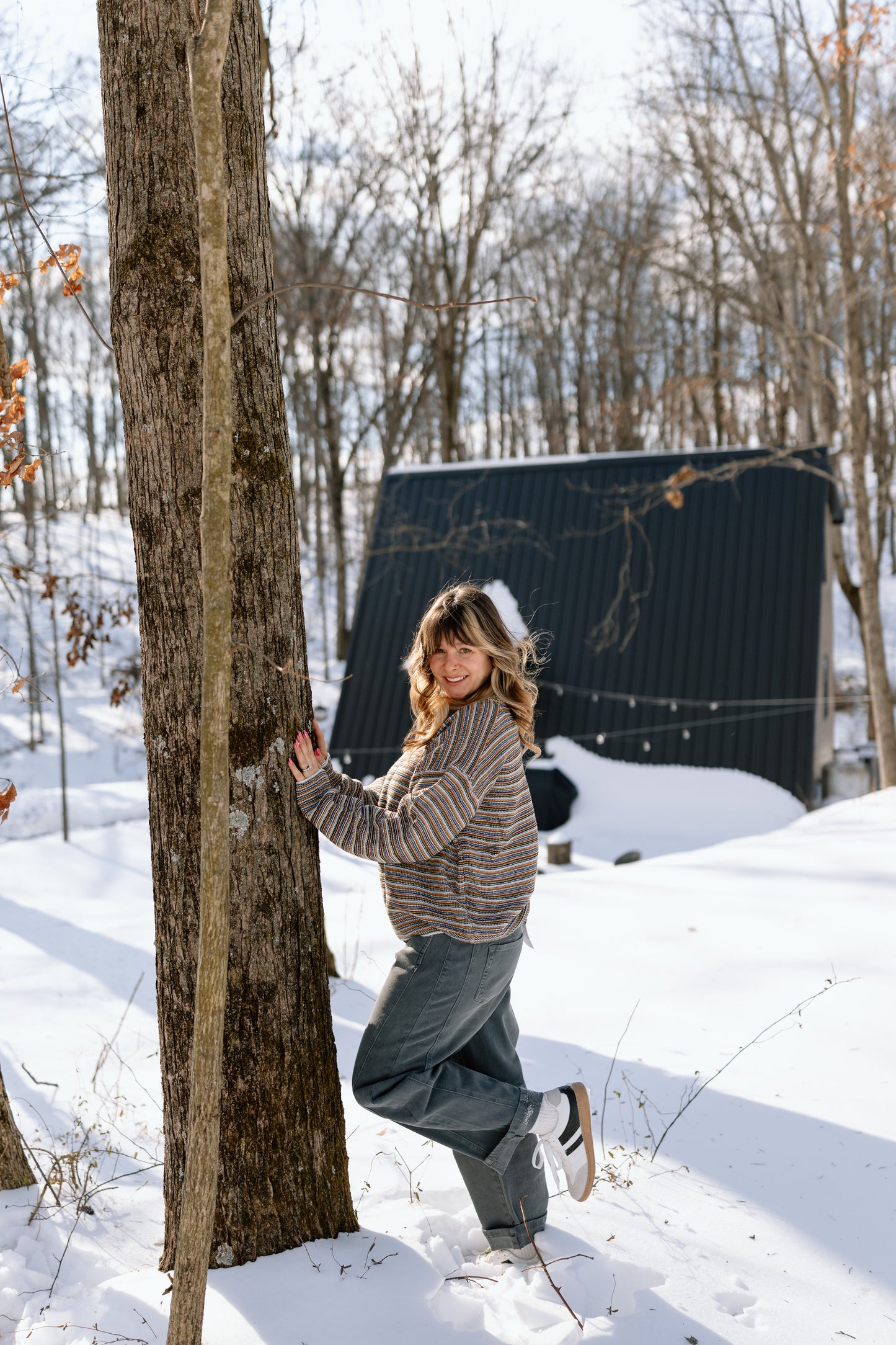 Sadie Colored Barrel Pant