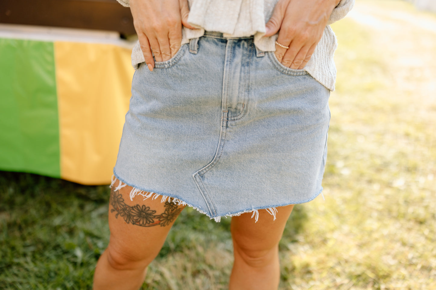 Oklahoma Denim Skirt