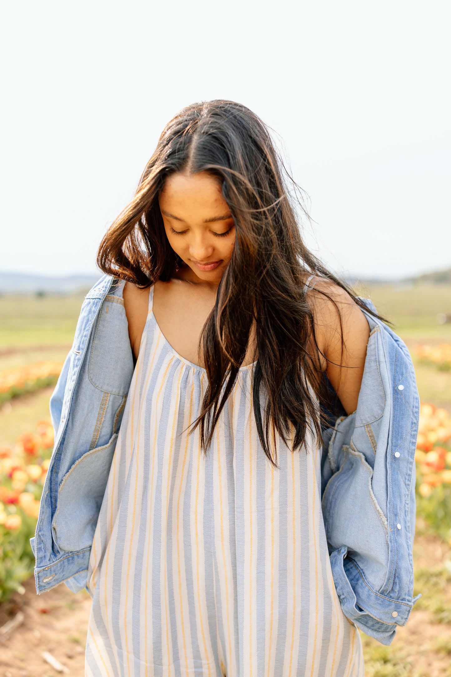 Shania Striped Jumpsuit