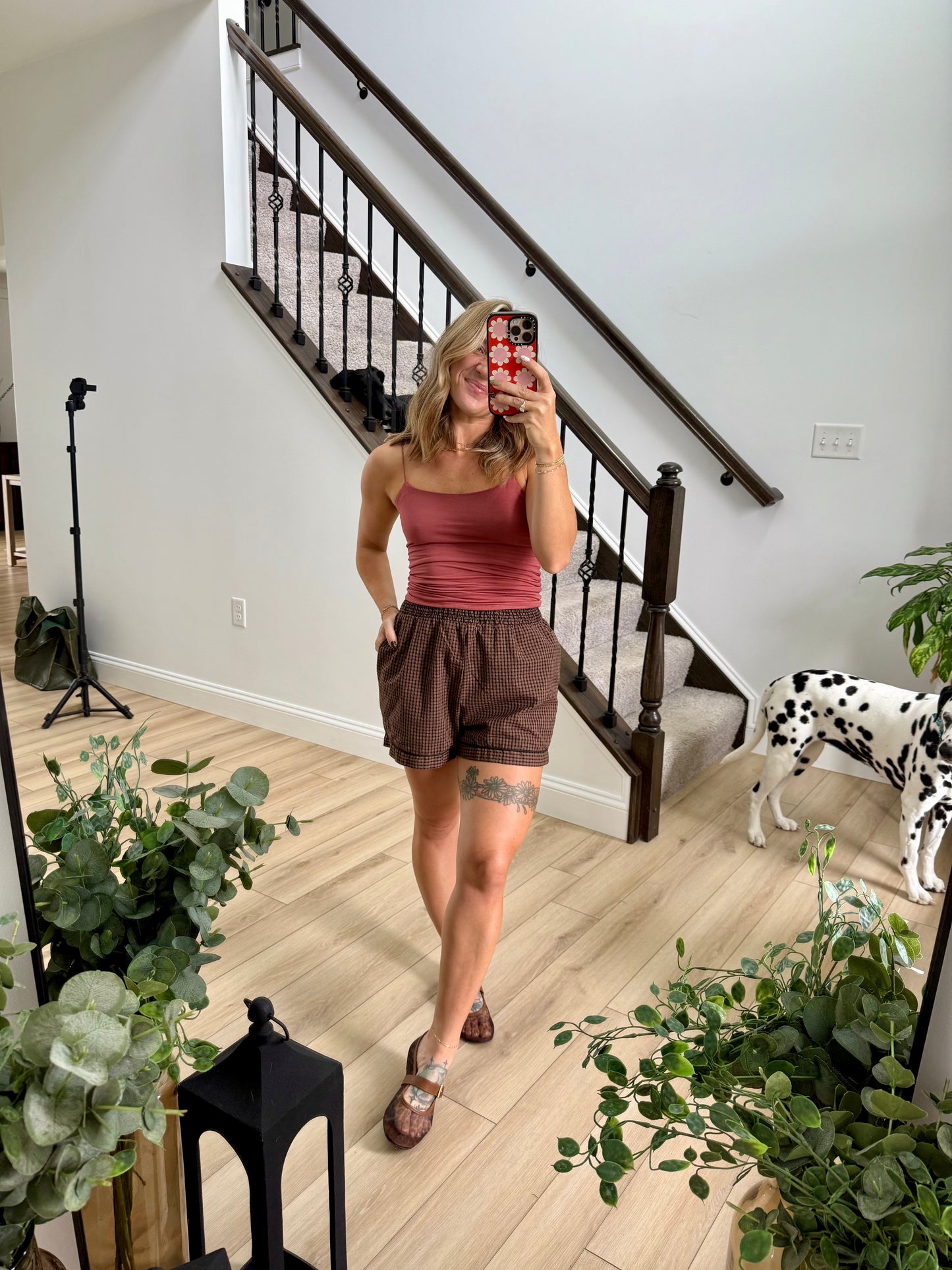 Luca Plaid Shorts