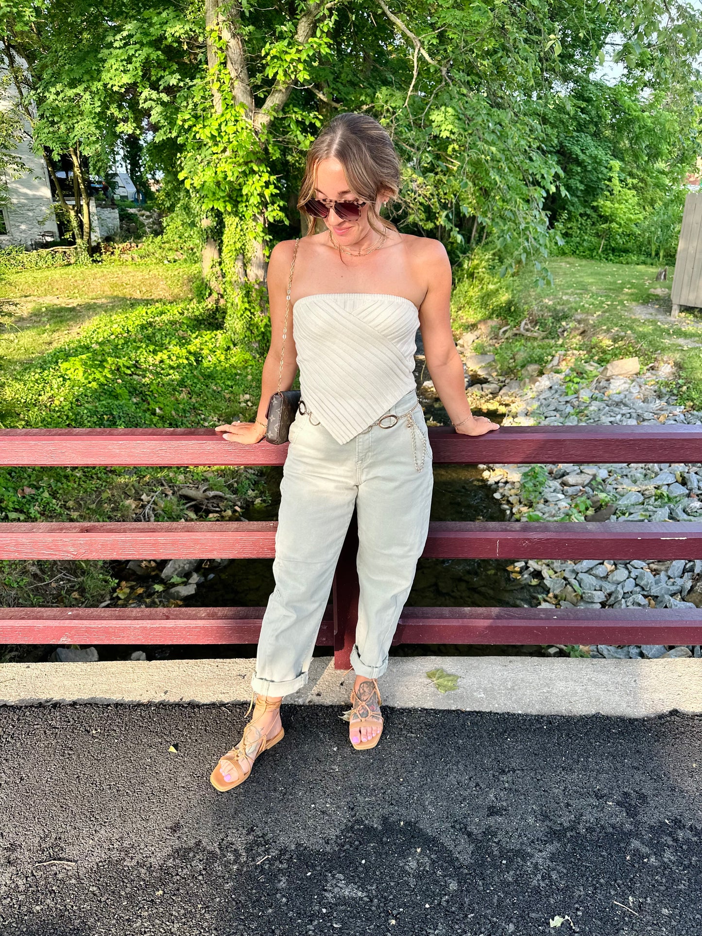 Round Metal Chain Belt