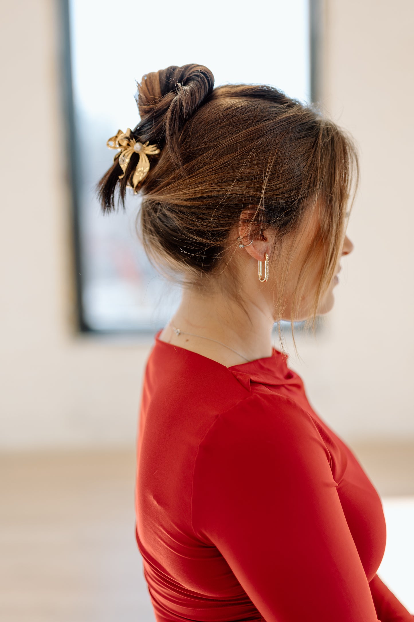 Nova Pearl Bow Clip