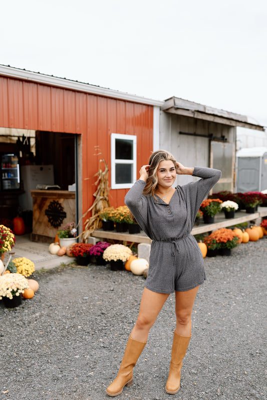 Lori Tie Back Romper
