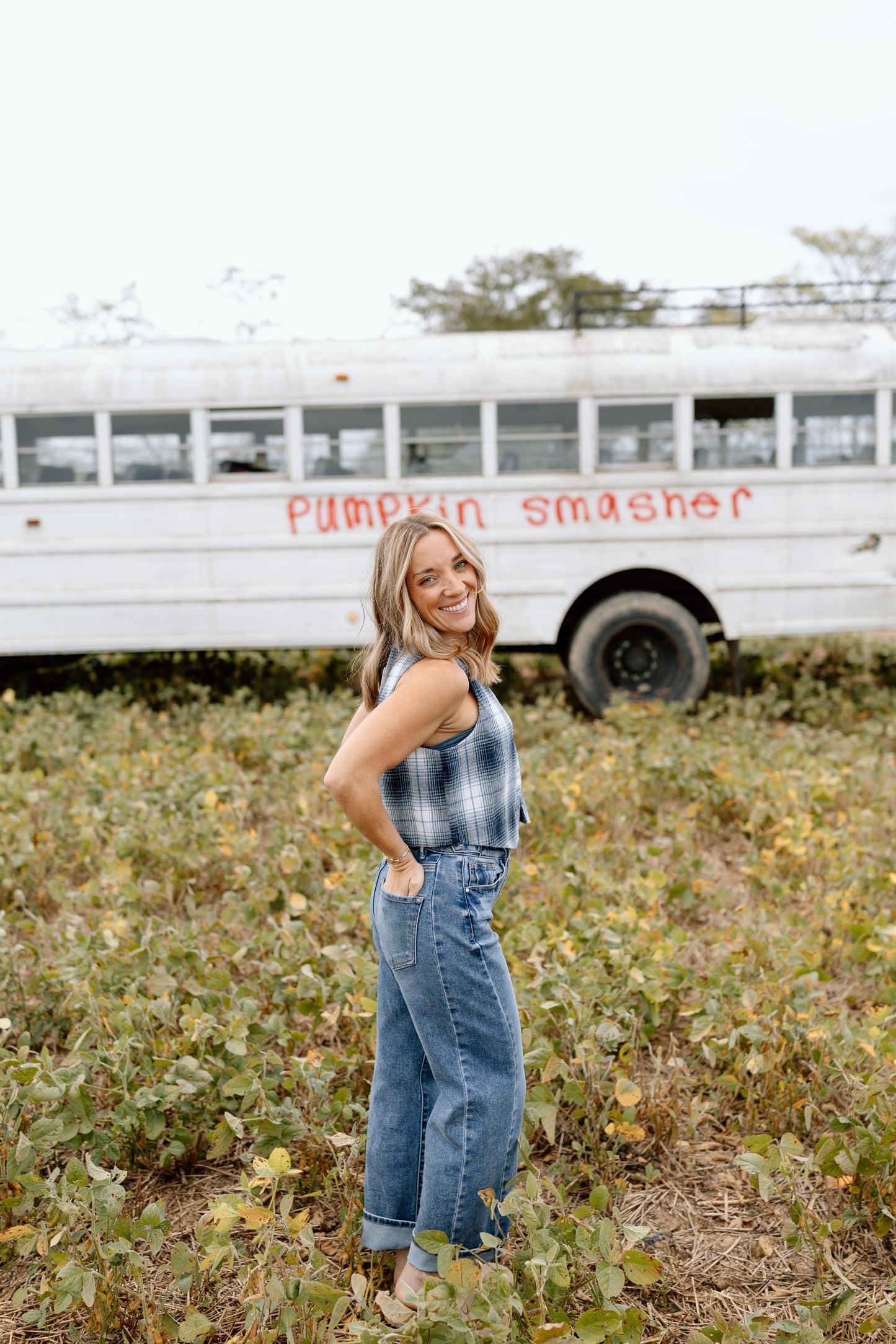 Blooming Barrel Jean