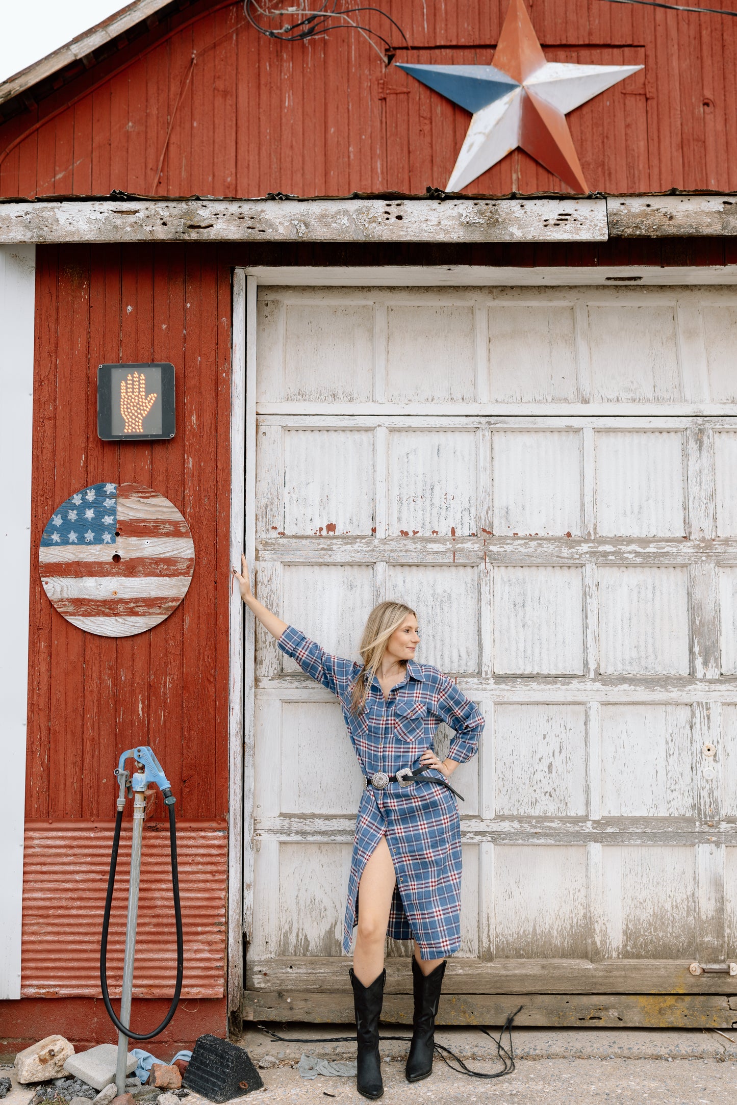 Cheyenne Flannel Longline Shirt