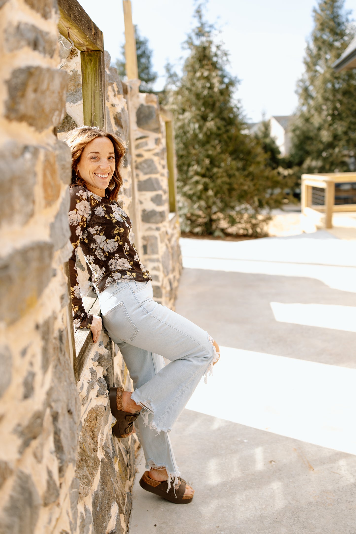 Laura 90's Vintage, High Rise Crop Flare