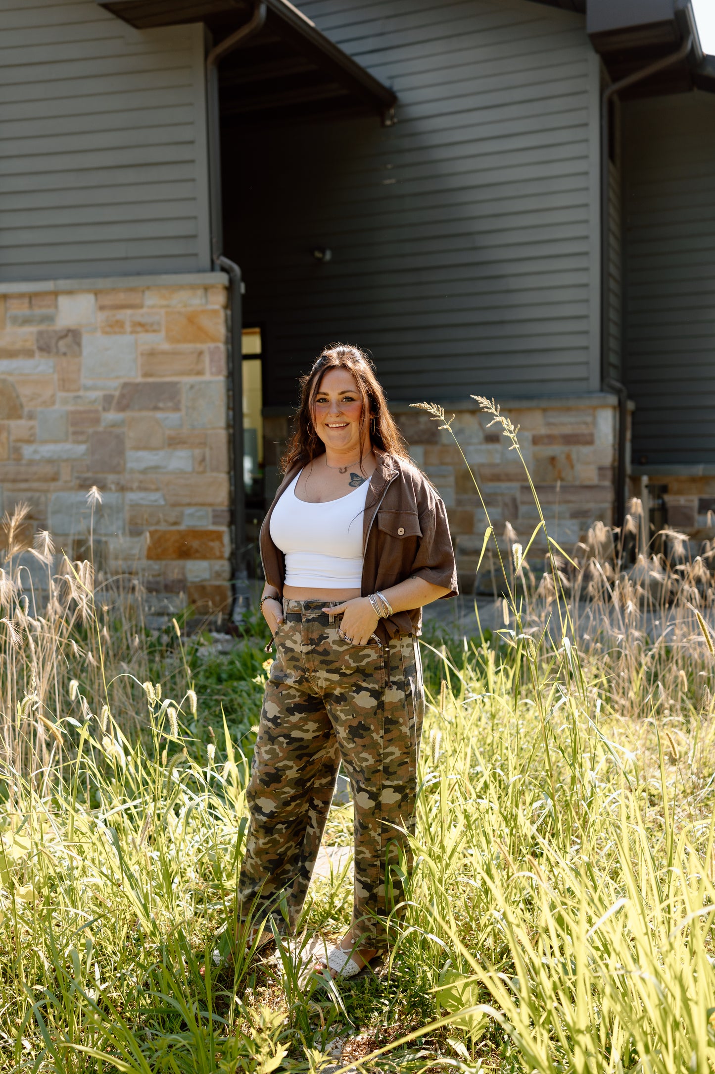 Mac Camo Barrel Jean