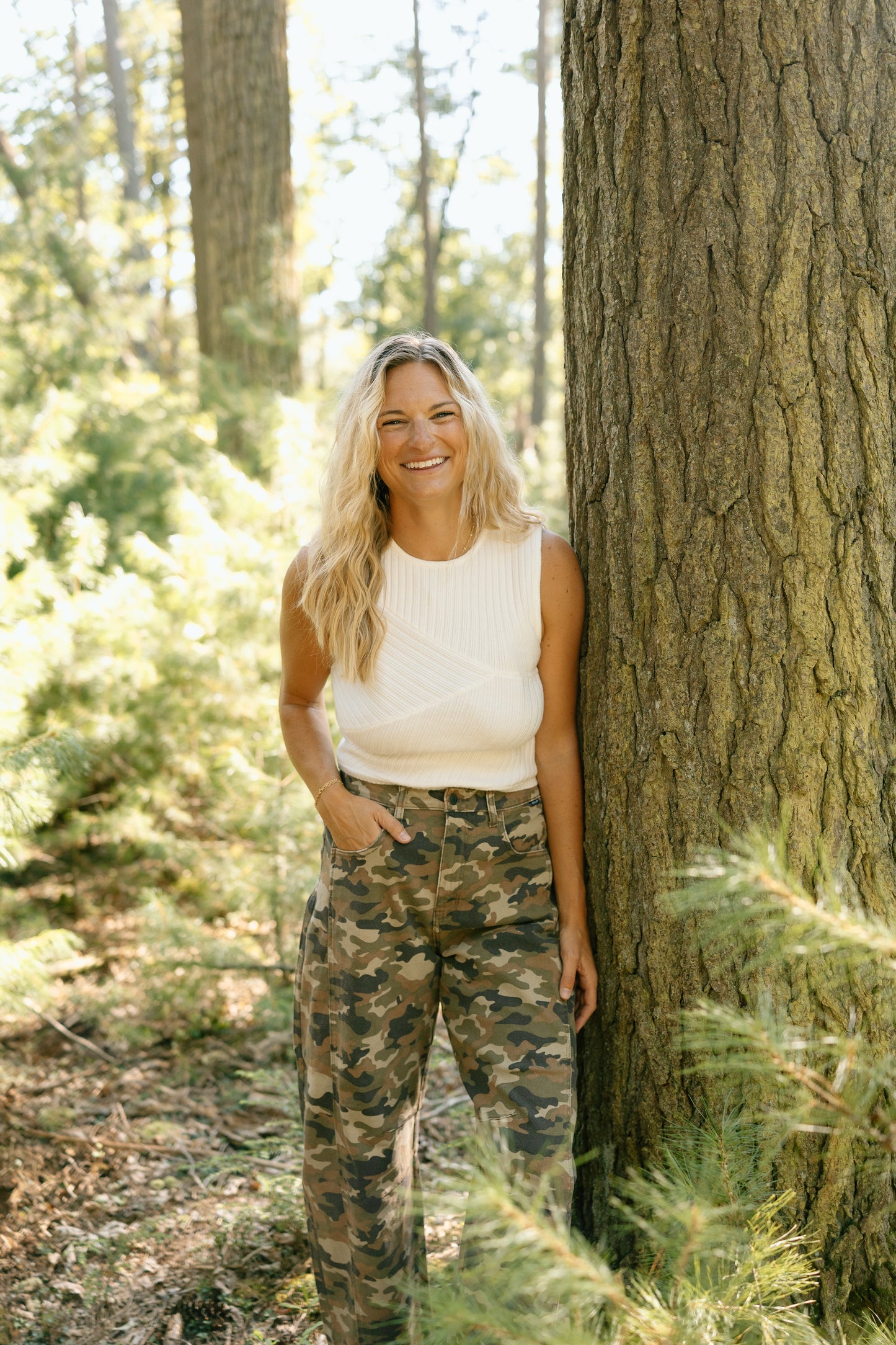 Mac Camo Barrel Jean