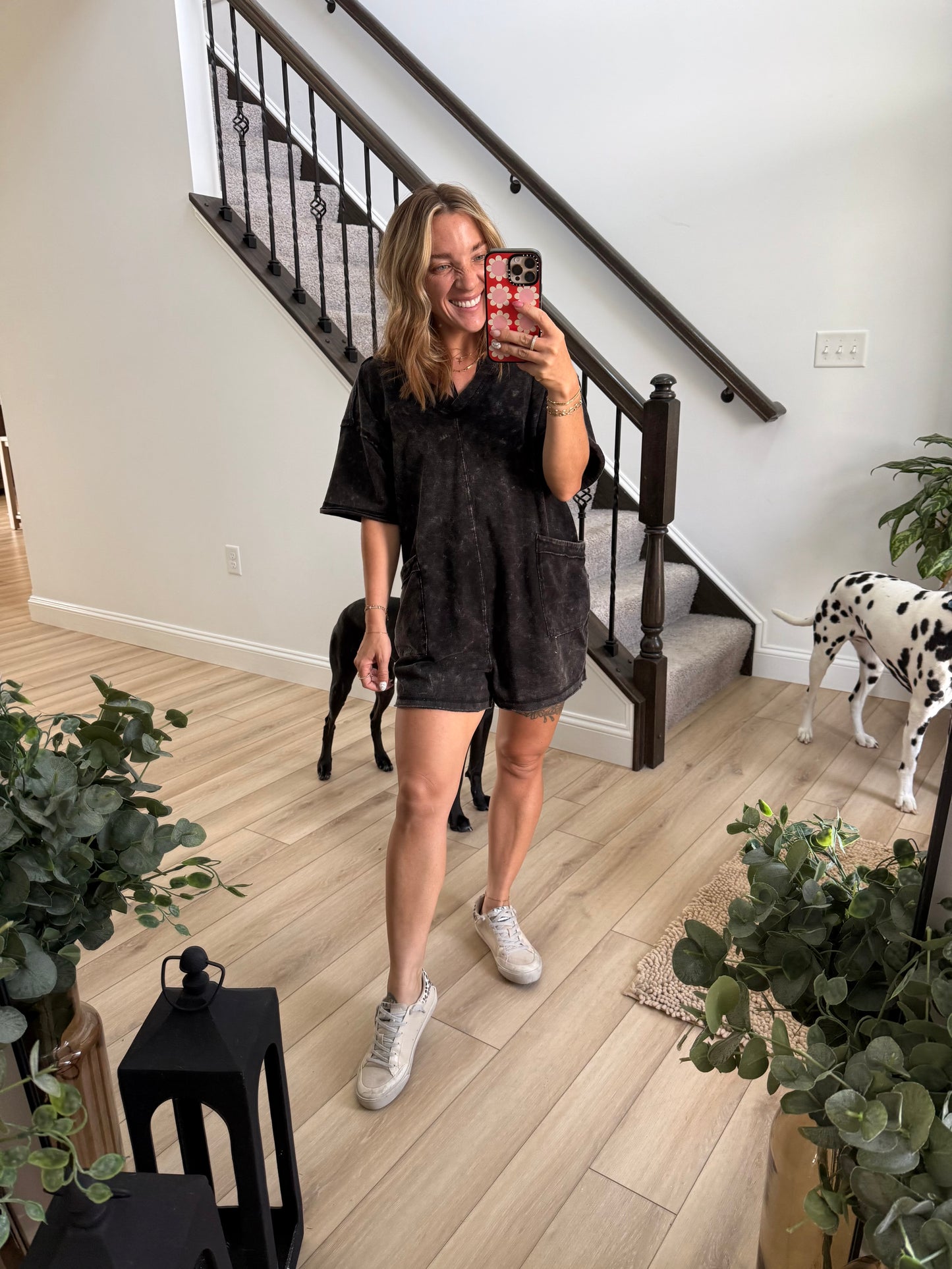 Dana Mineral Washed Romper