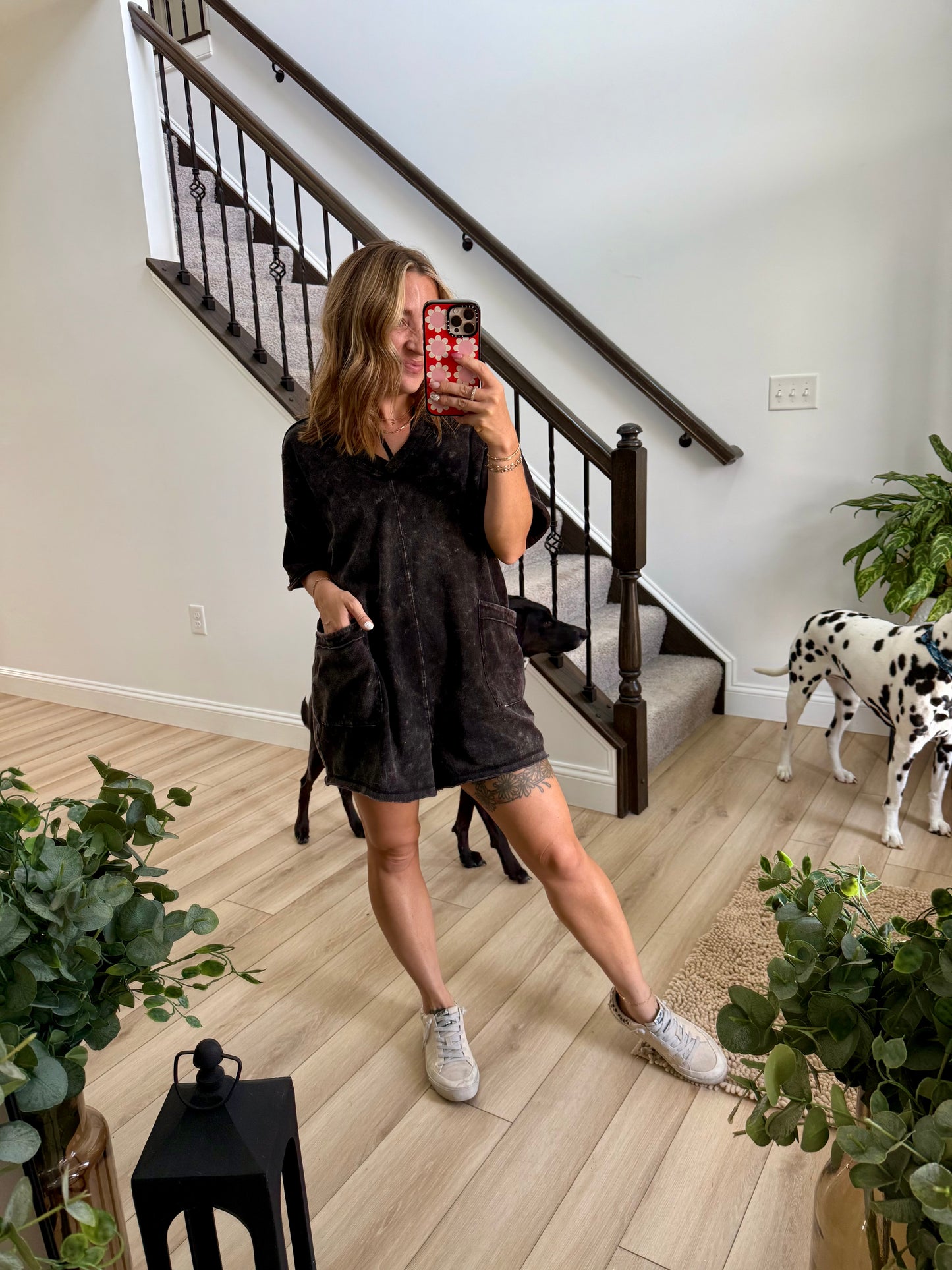Dana Mineral Washed Romper