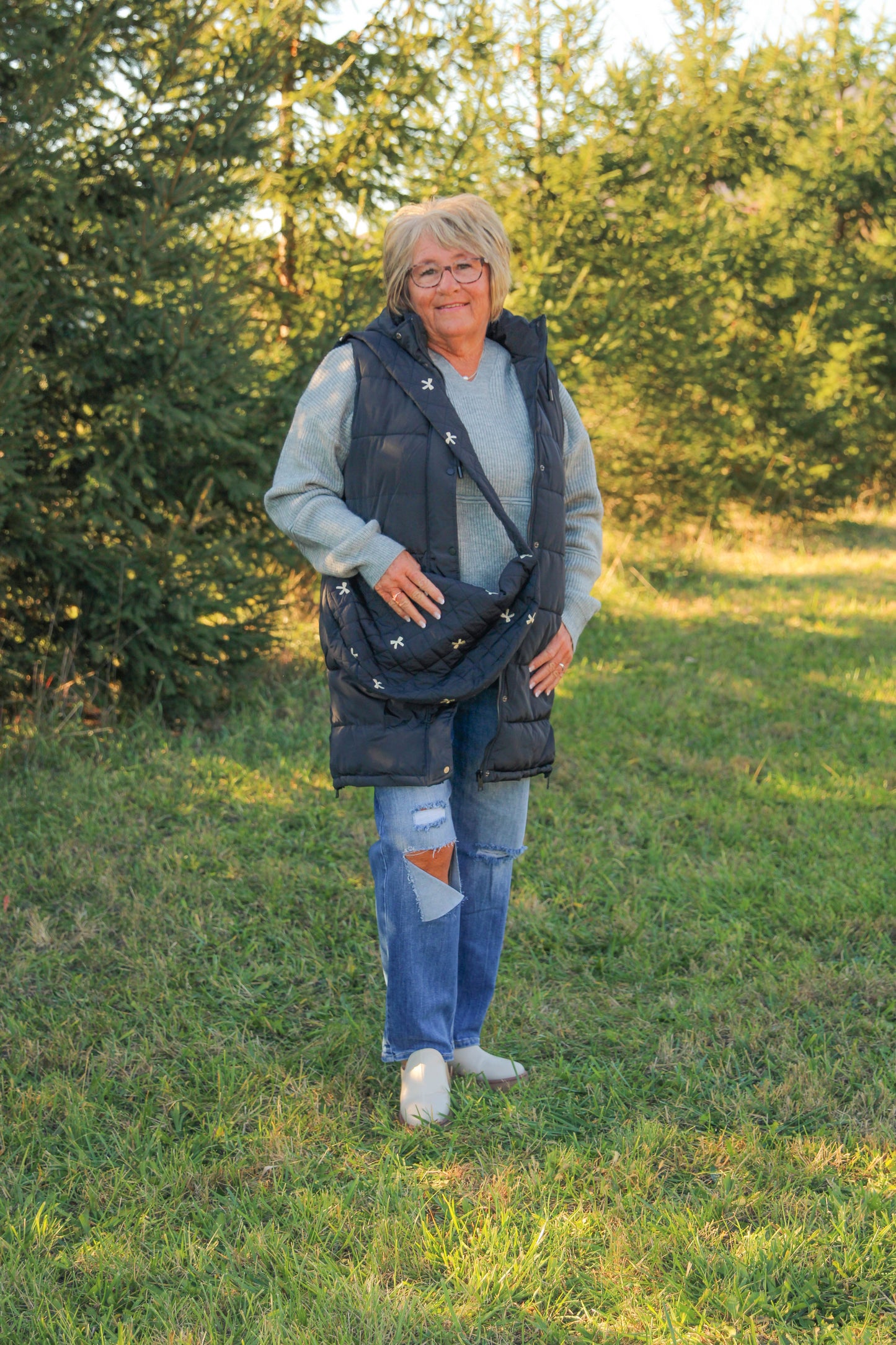 Flora Long Puffer Vest PRE SALE