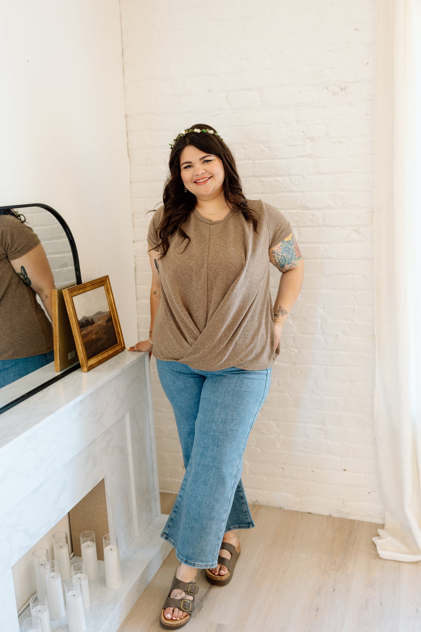 Lexi TC Crop Wide Leg Denim