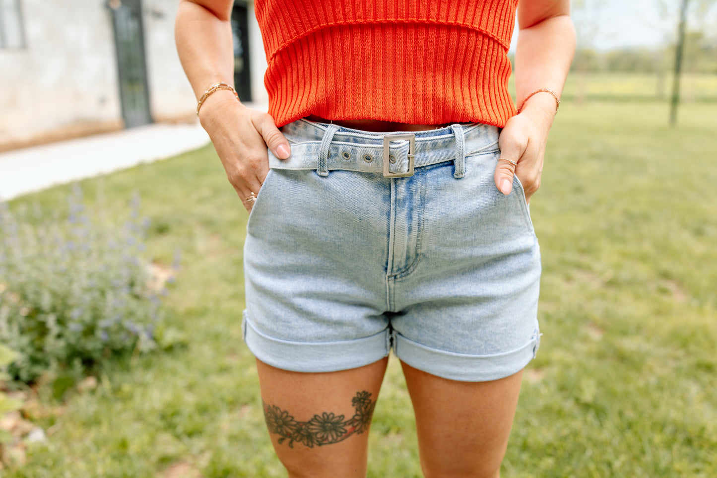 Brooke Belted Shorts
