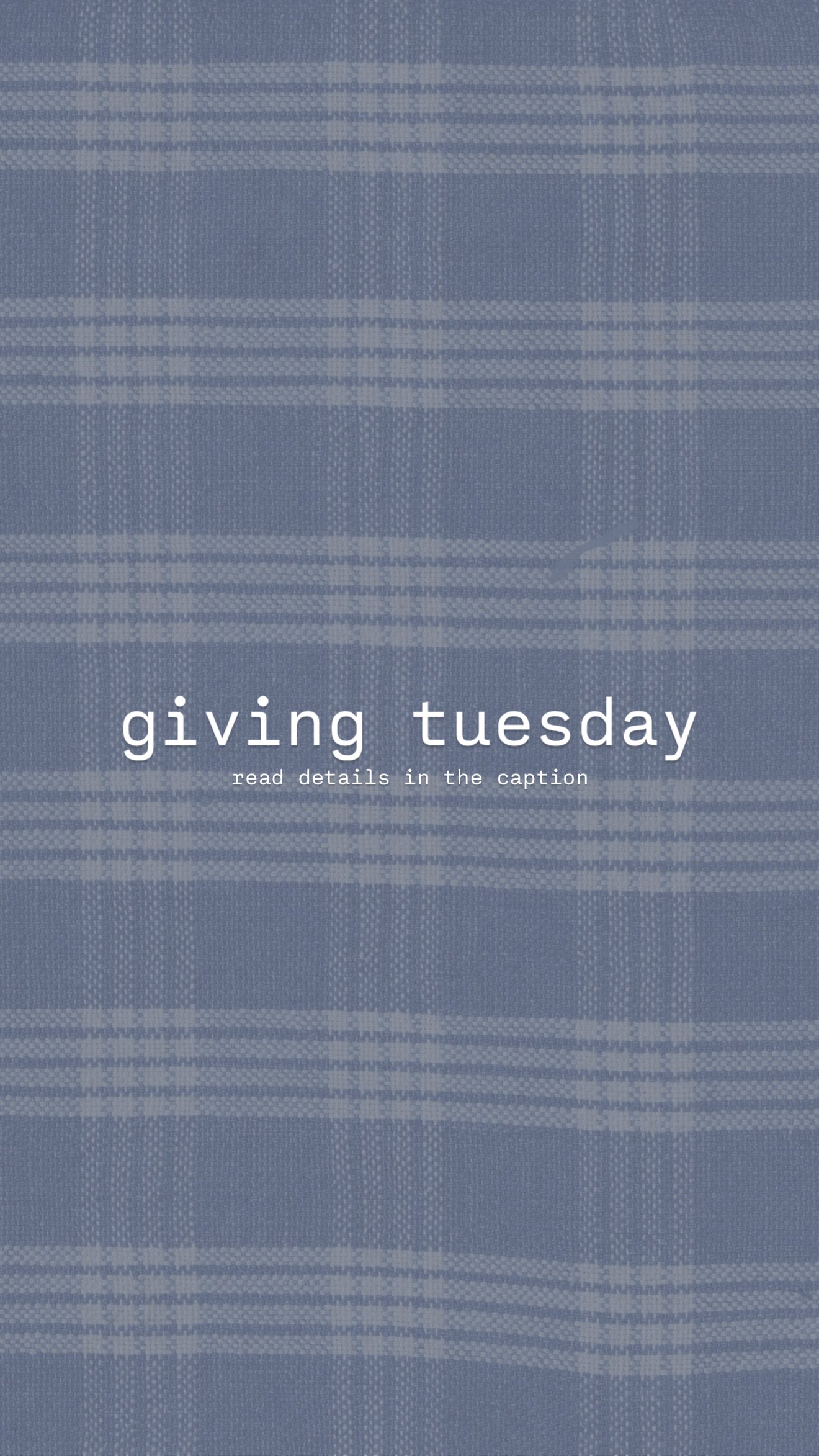 Giving Tuesday