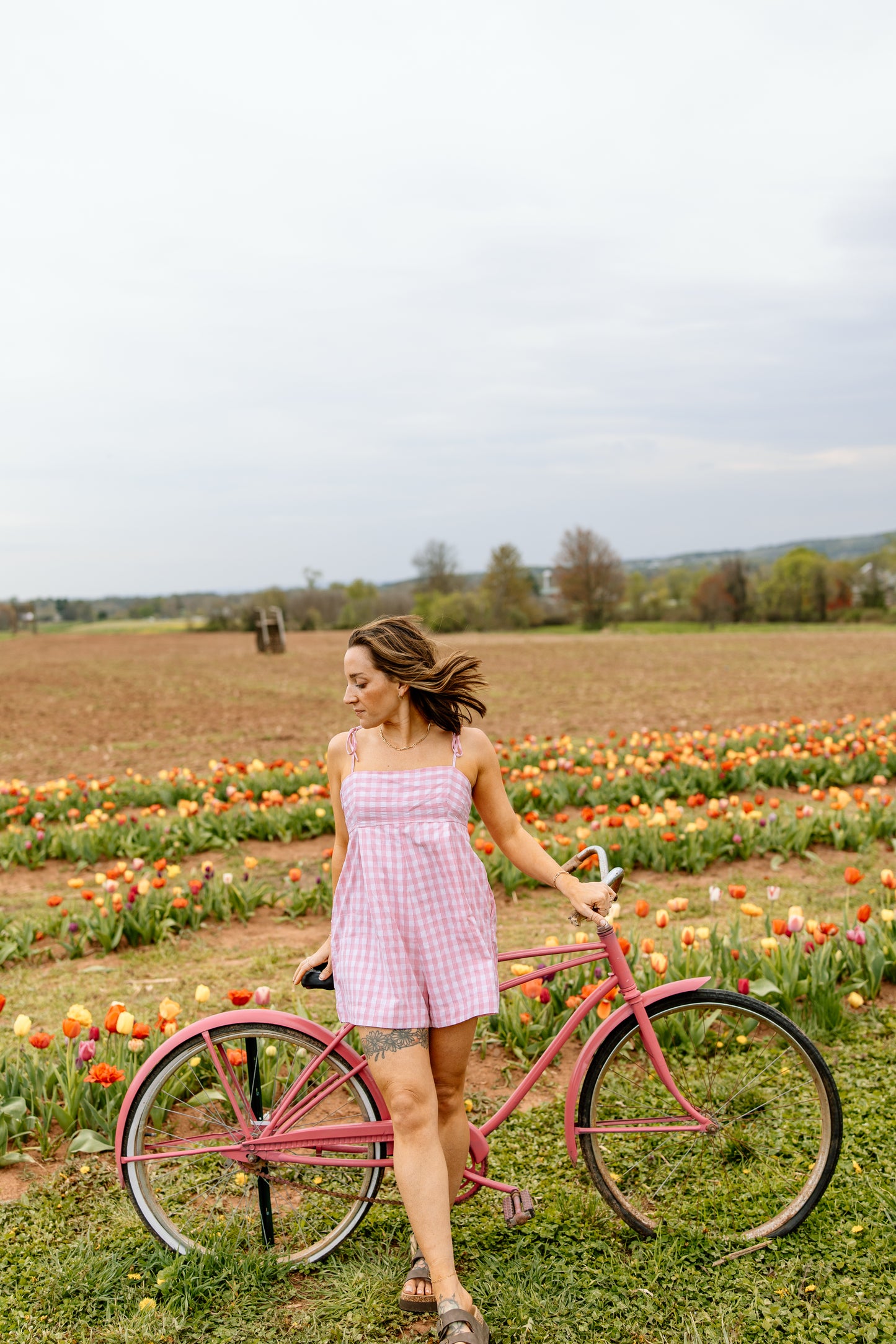 Nelly Gingham Romper