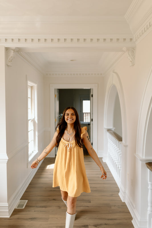 Claire Ruffle Dress