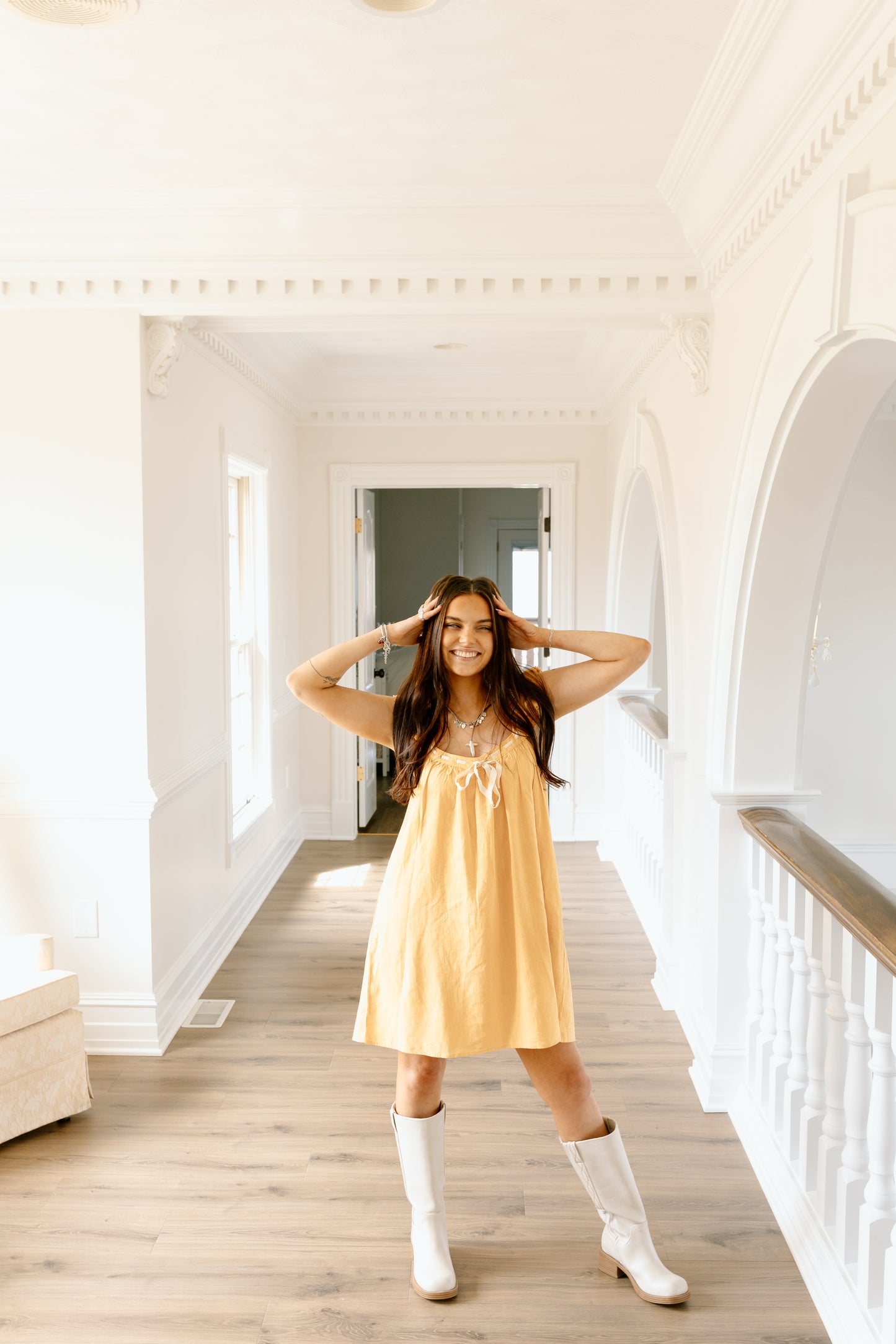 Claire Ruffle Dress
