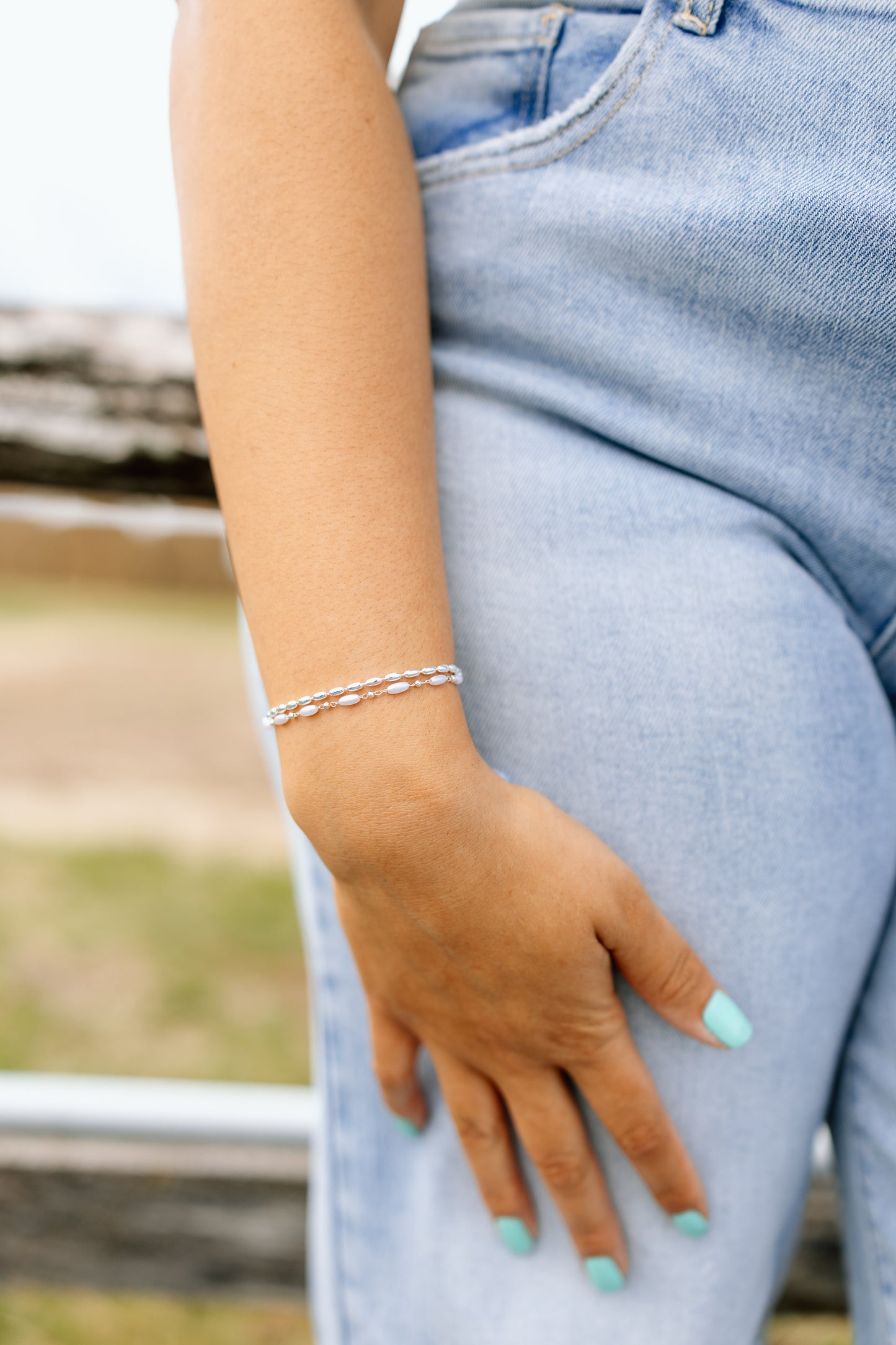 Dainty Pearl Bracelet