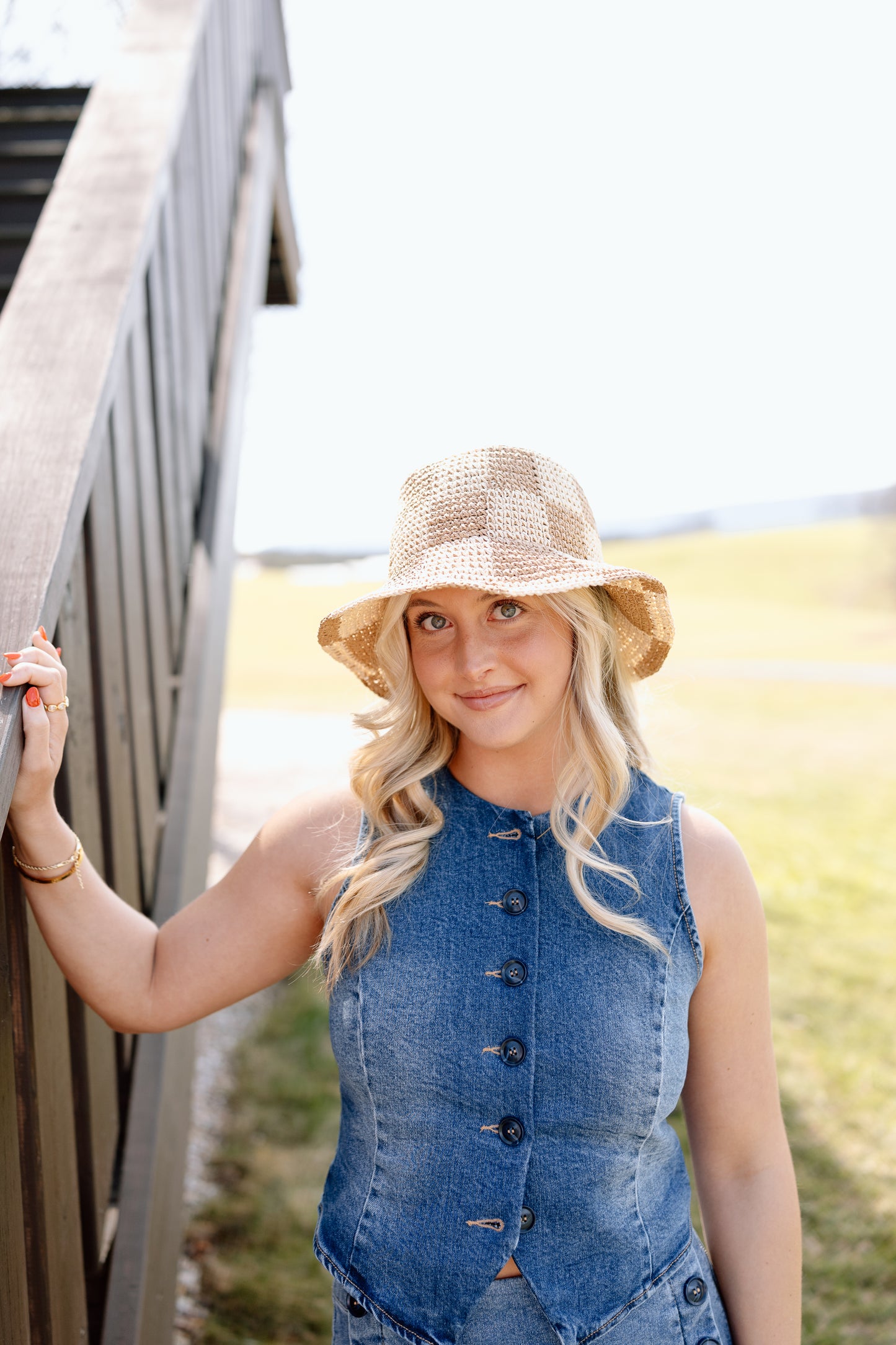 Avery Denim Top
