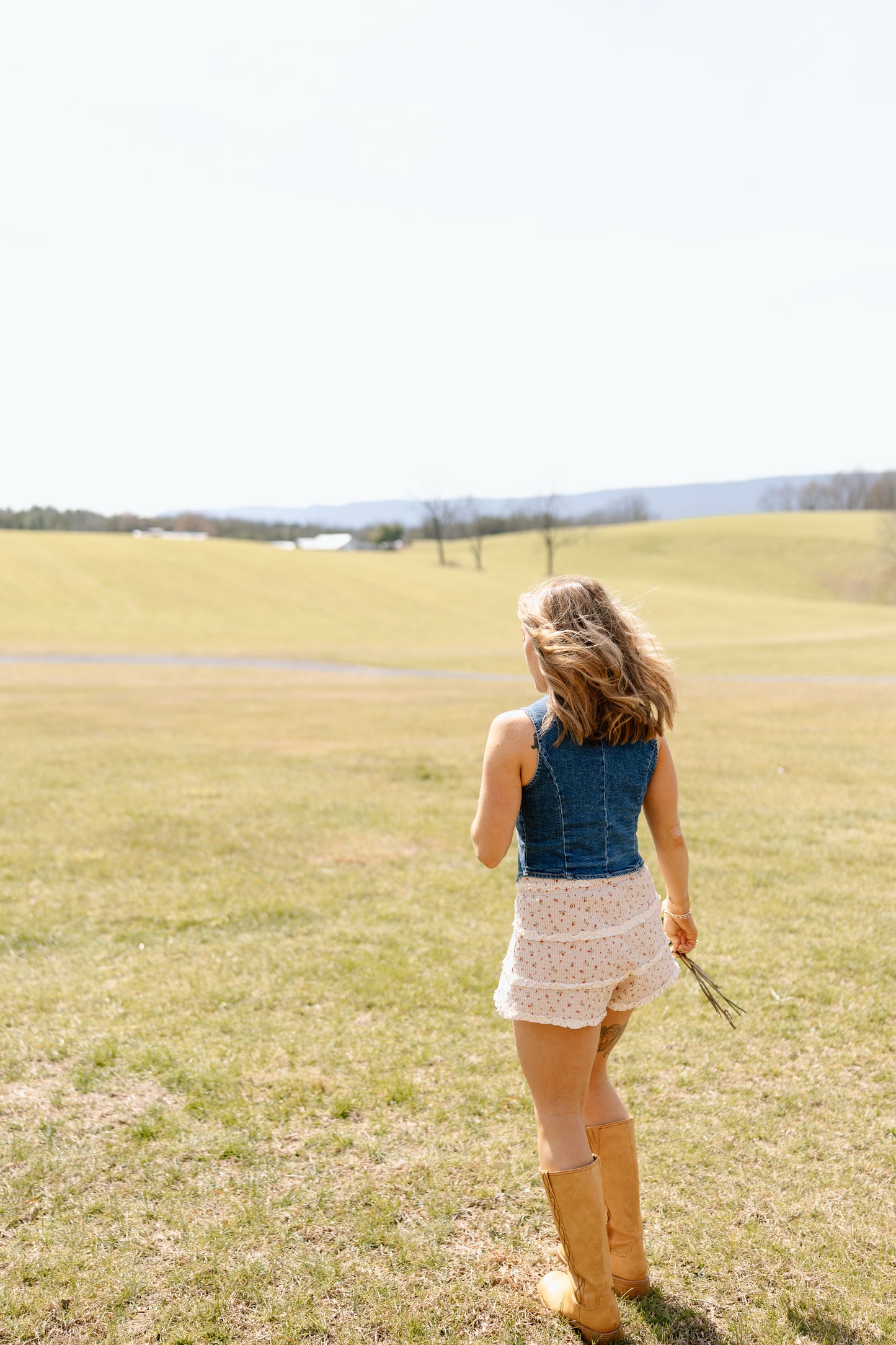 Avery Denim Top