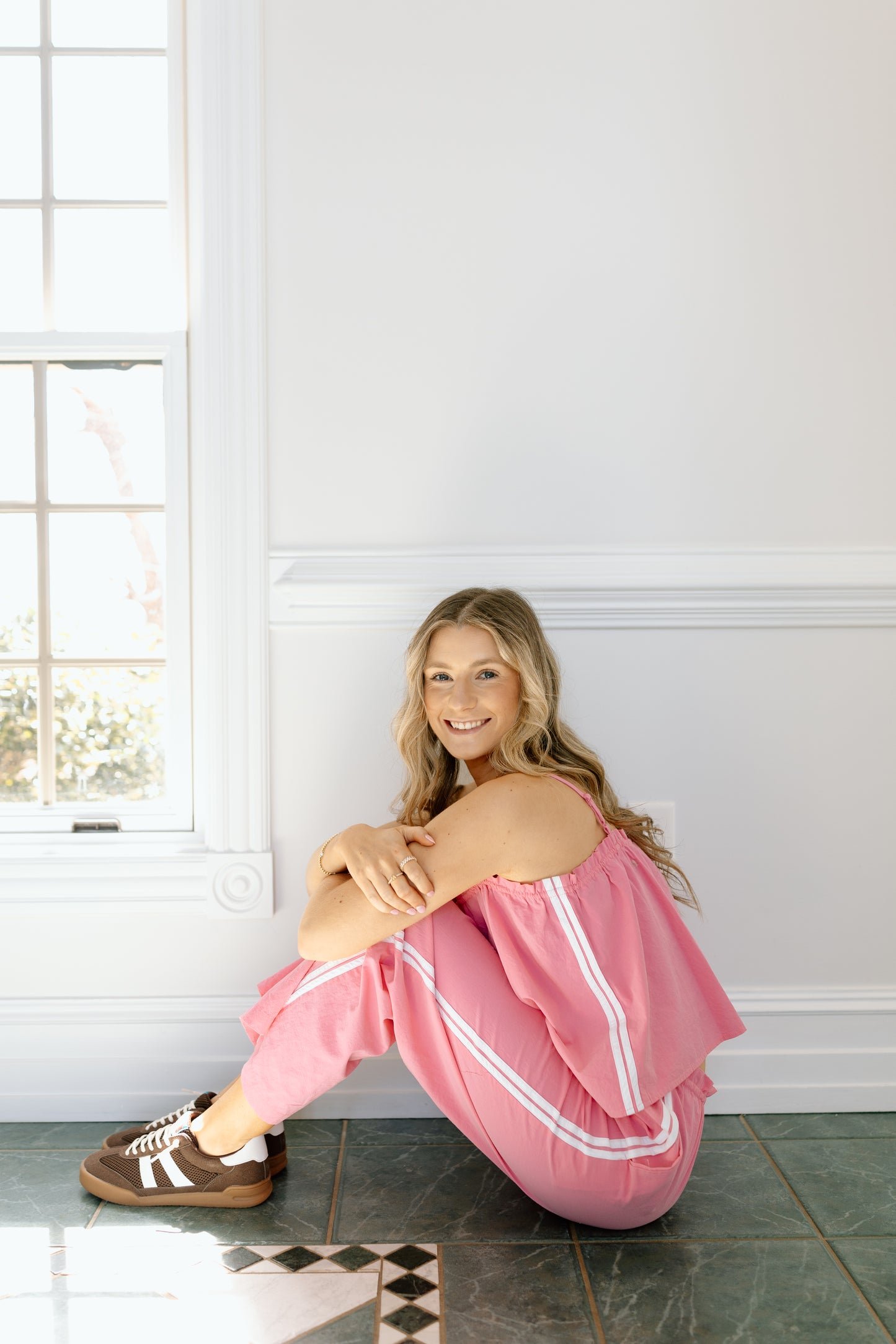 Krystal Cami && Wide leg pant set