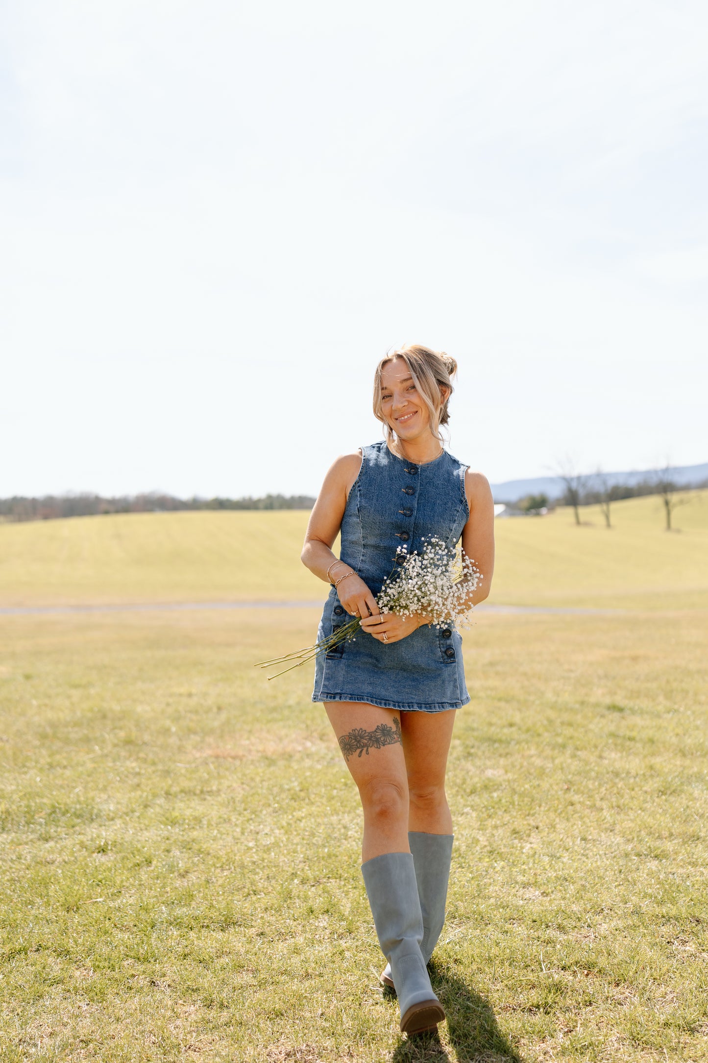 Ellie Denim Skort
