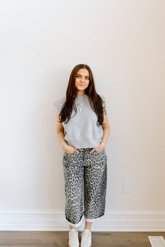 Iris Leopard Wide Leg