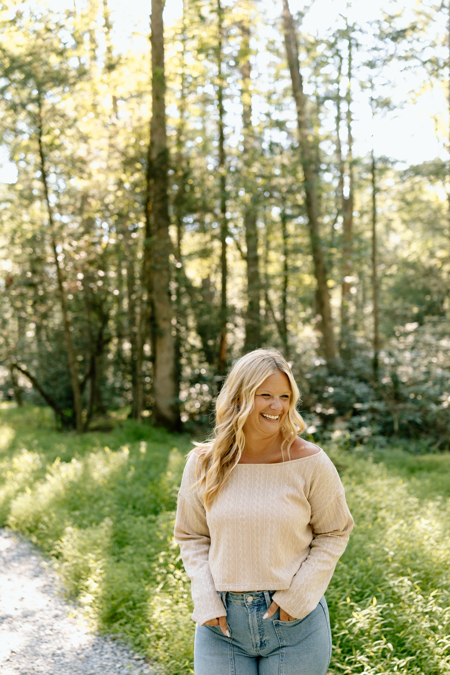 Reba Cable Knit Top