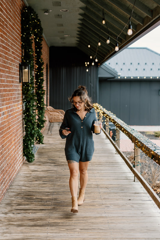 Family Traditions Sweater Romper