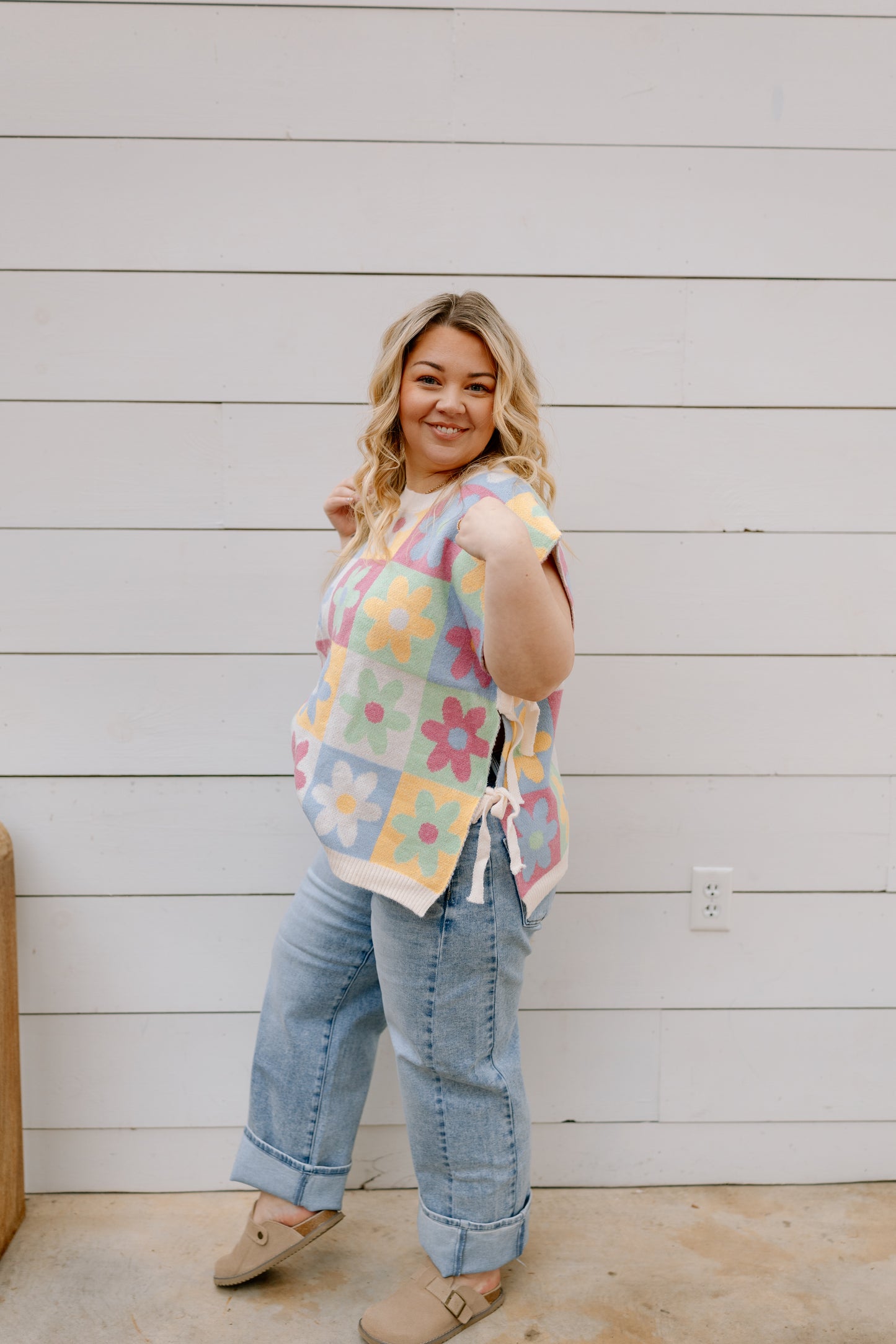 Blooming Barrel Jean