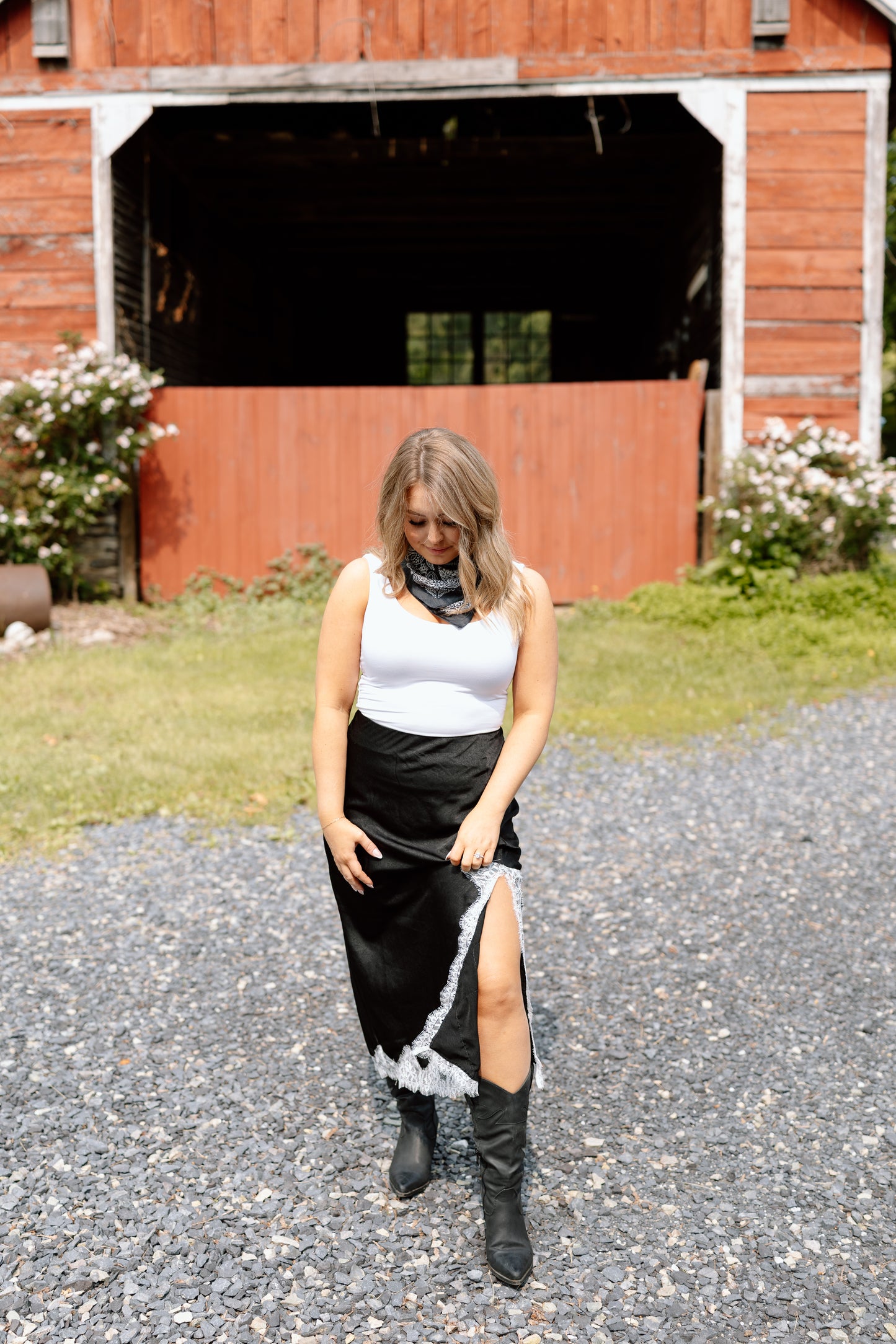Alayla Satin Skirt